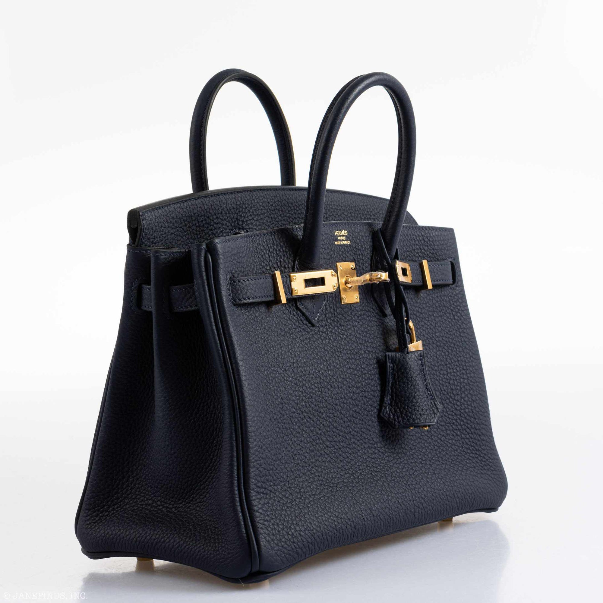 Hermès Birkin 25 Bleu Nuit Togo Gold Hardware