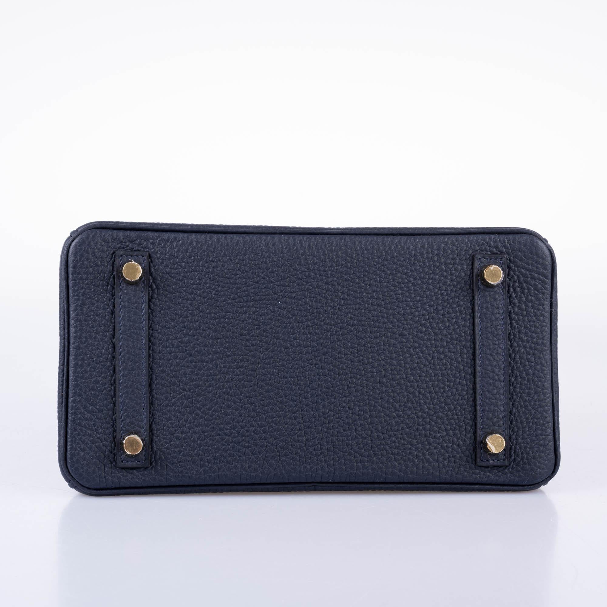 Hermès Birkin 25 Bleu Nuit Togo with Gold Hardware