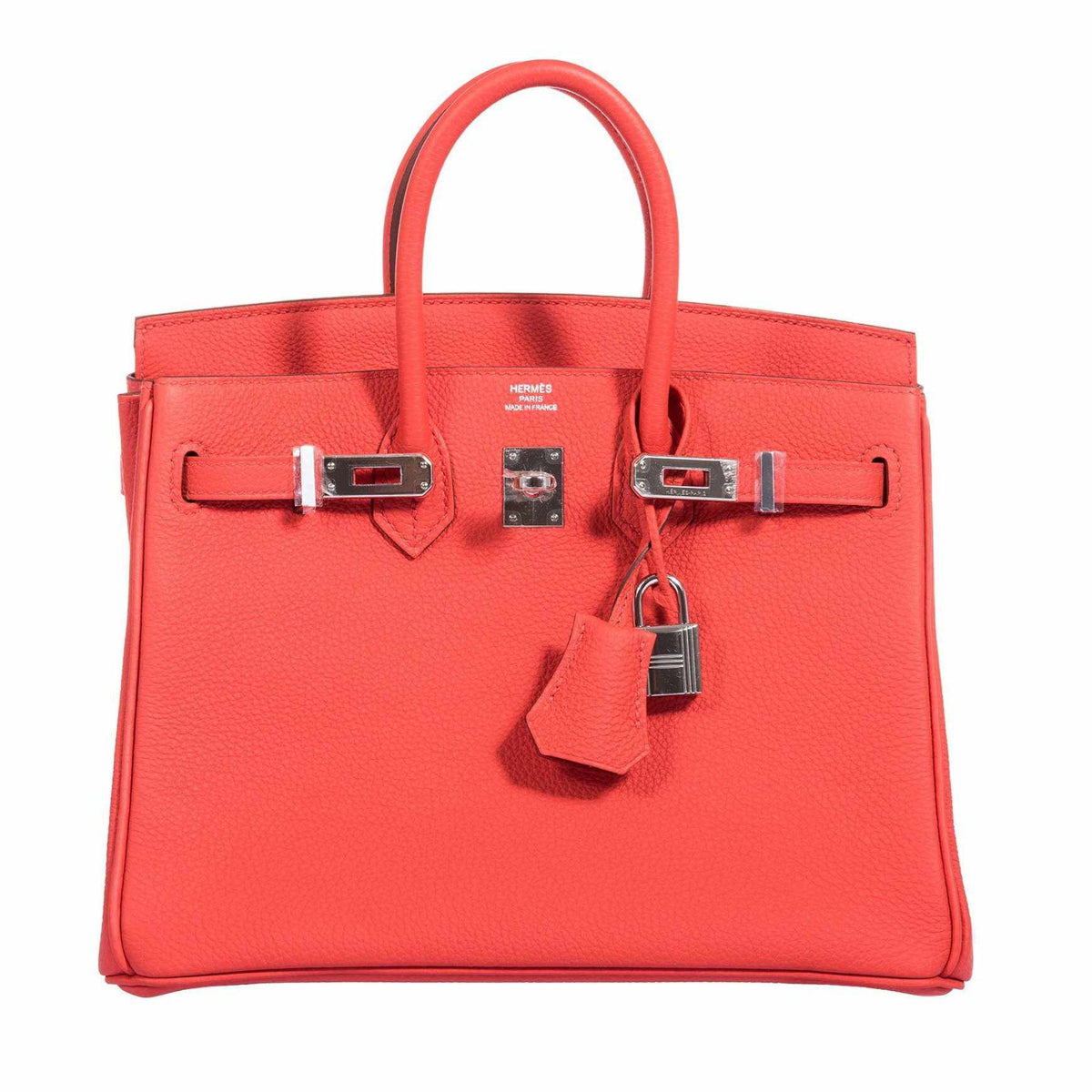 Hermes Birkin Capucine Togo Leather Handbag
