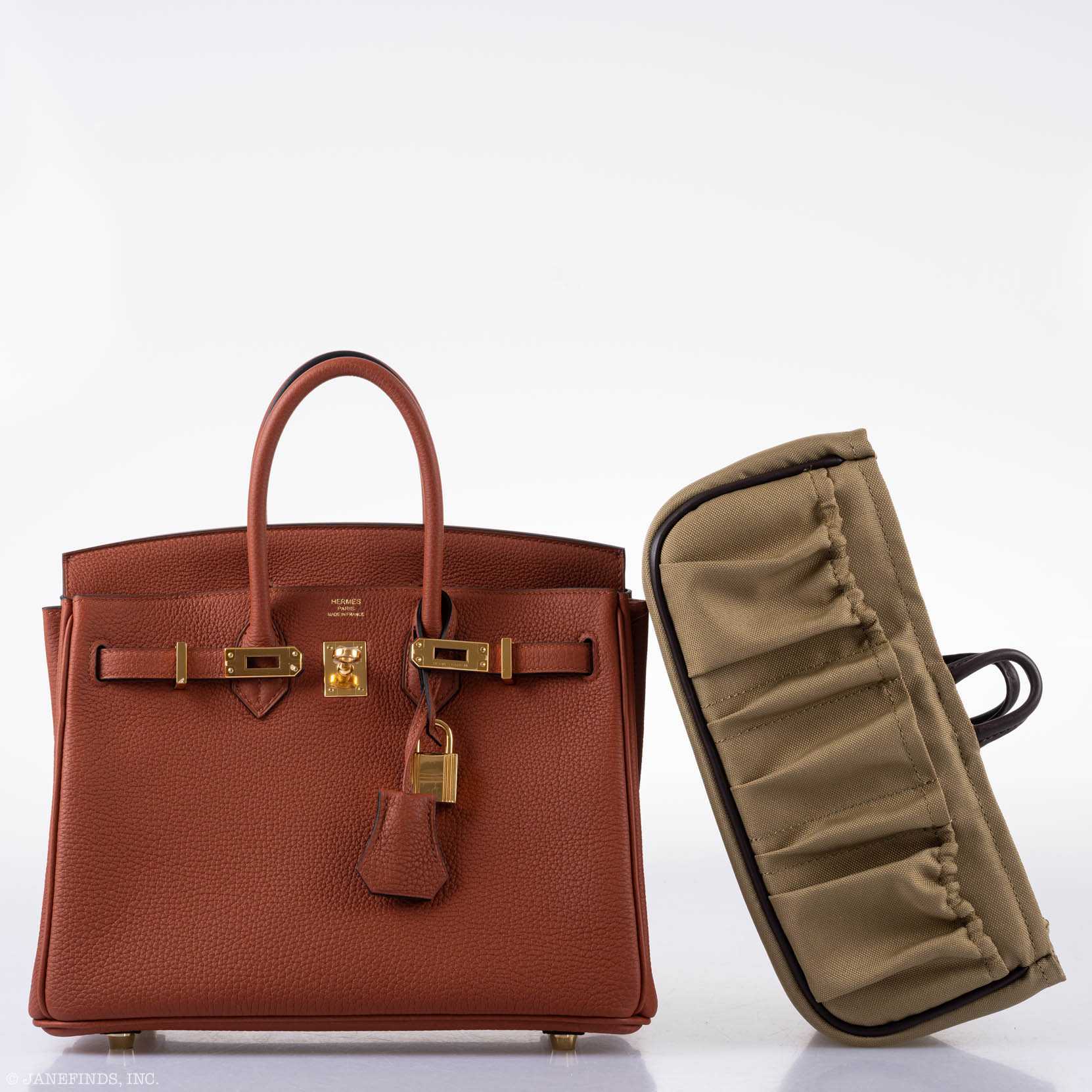 Hermès Birkin 25 Cuivre Togo Leather Gold Hardware