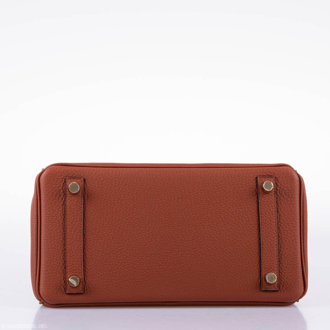 Hermès Birkin 25 Cuivre Togo Leather Gold Hardware
