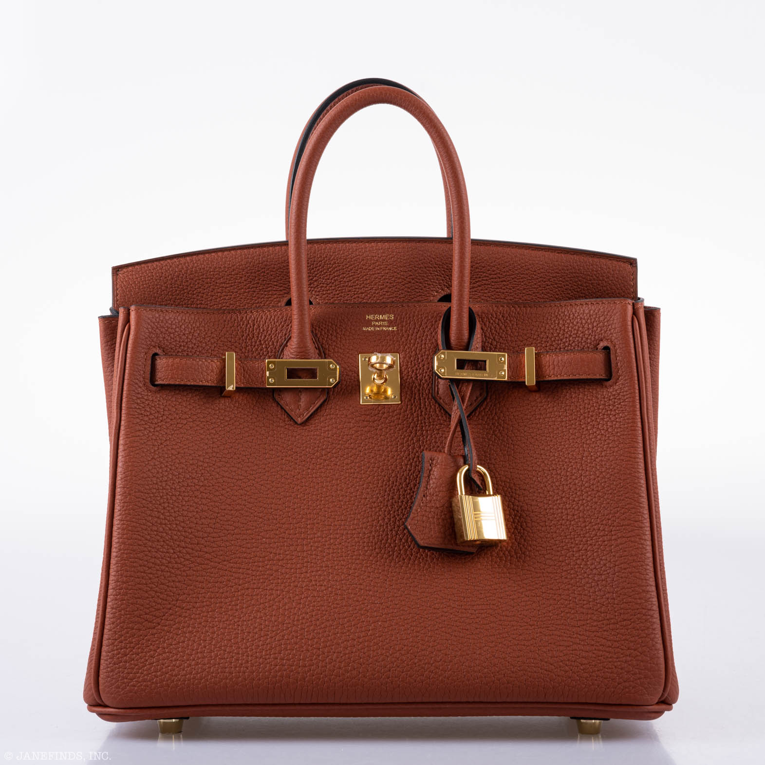 Hermès Birkin 25 Cuivre Togo Leather Gold Hardware