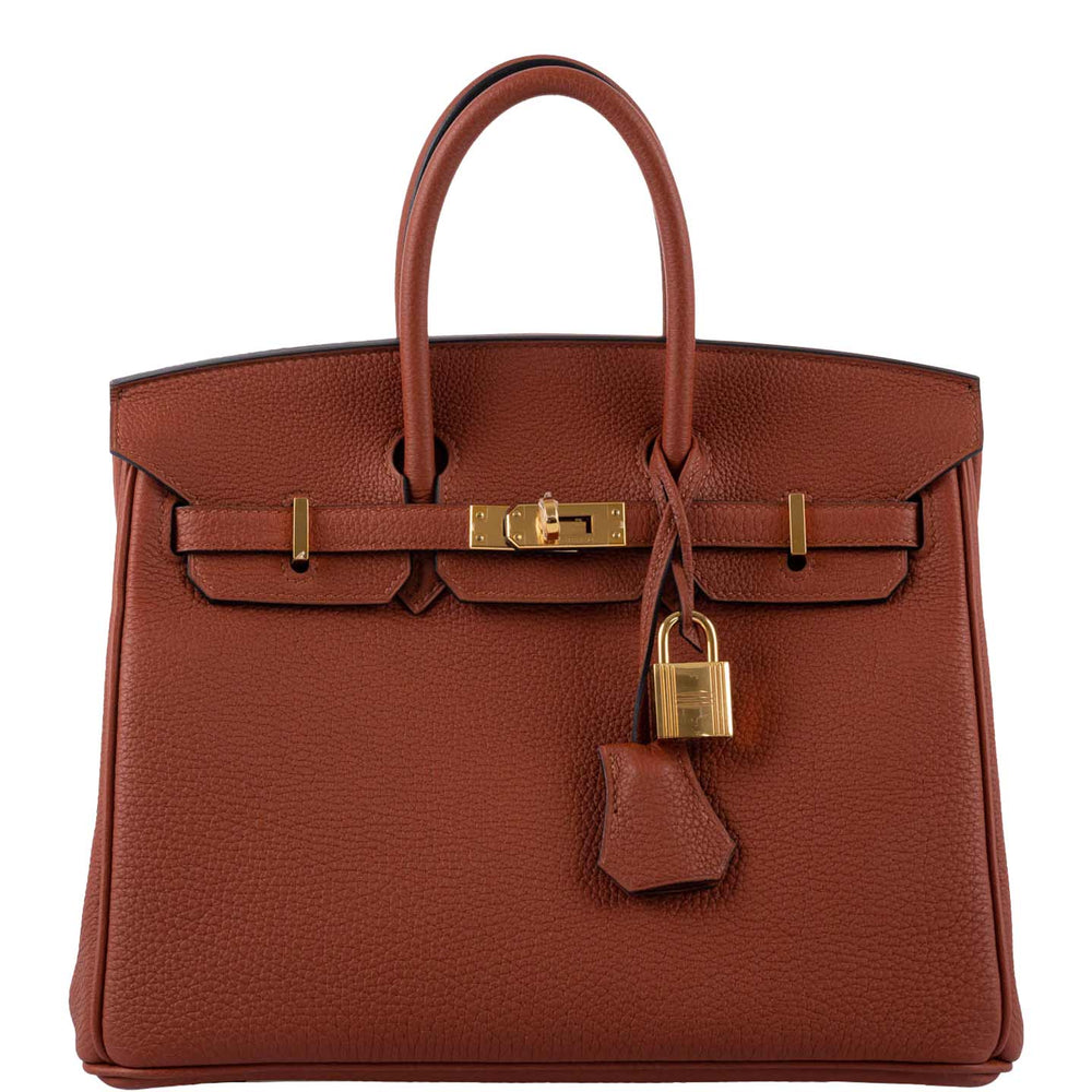 Hermès Birkin 25 Cuivre Togo Leather Gold Hardware