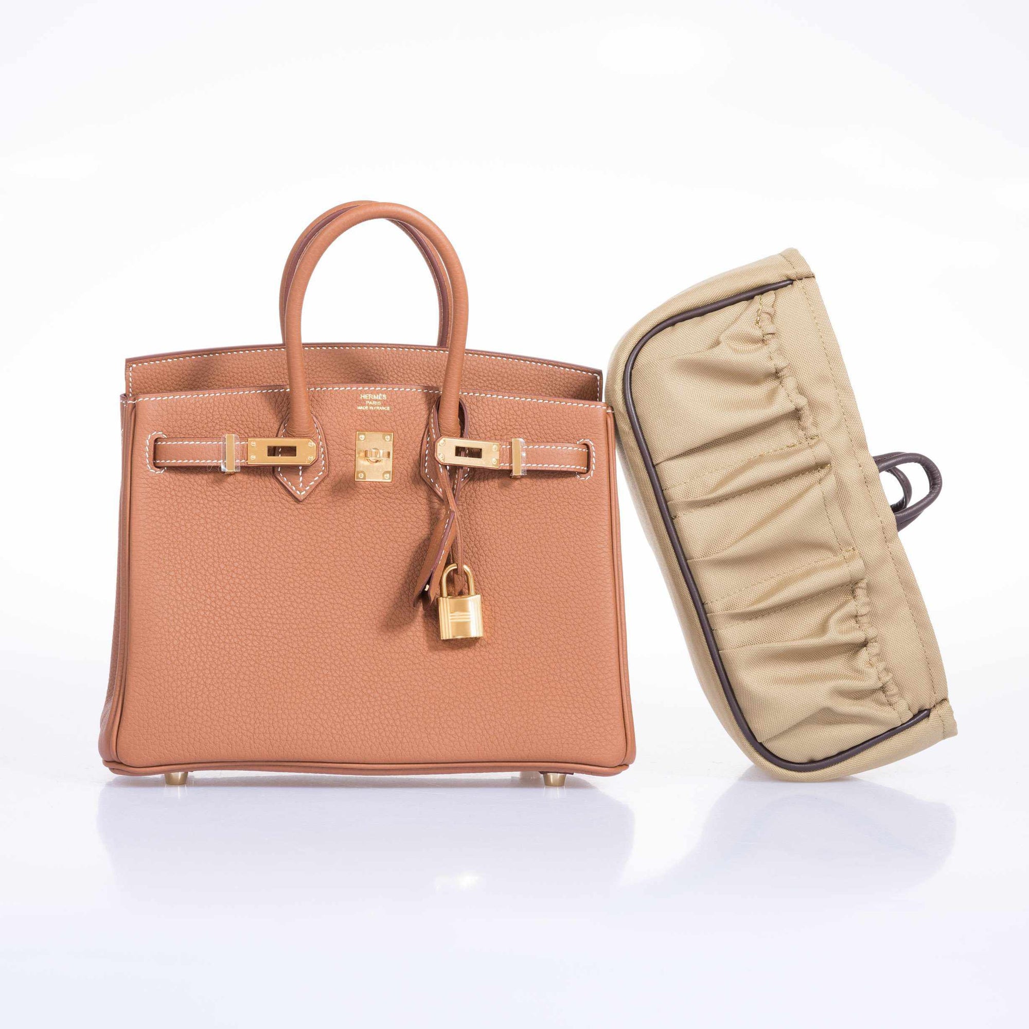 Hermès Birkin 25 Gold Togo Gold Hardware