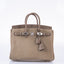 Hermès Birkin 25 Gris Caillou & Etoupe Grizzly and Swift Palladium Hardware