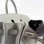 Hermès Birkin 25 HSS Bi-Color Gris Perle and Raisin Chevre Brushed Palladium Hardware - Special Edition