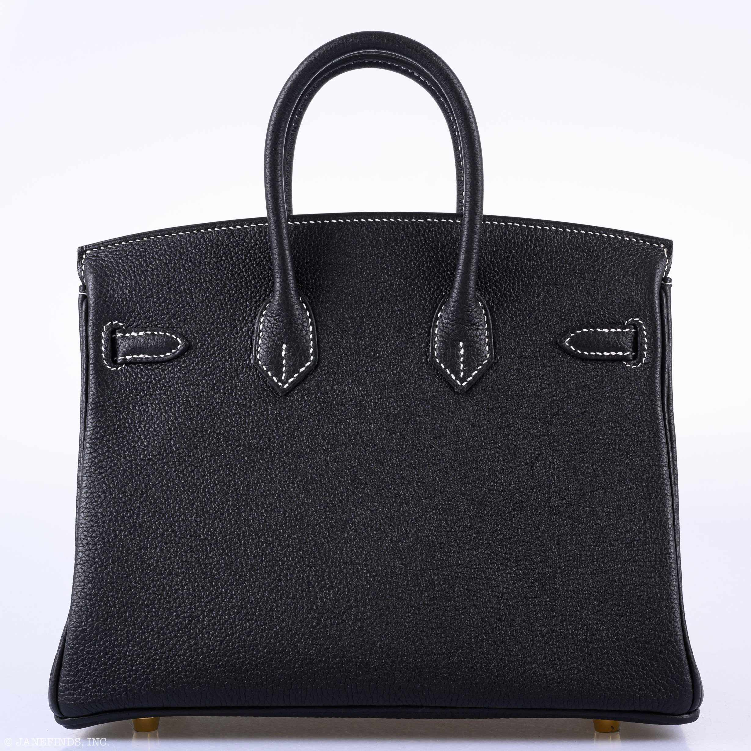 Hermès Birkin 25 HSS Black Togo & Lime Gold Hardware - 2020, Y