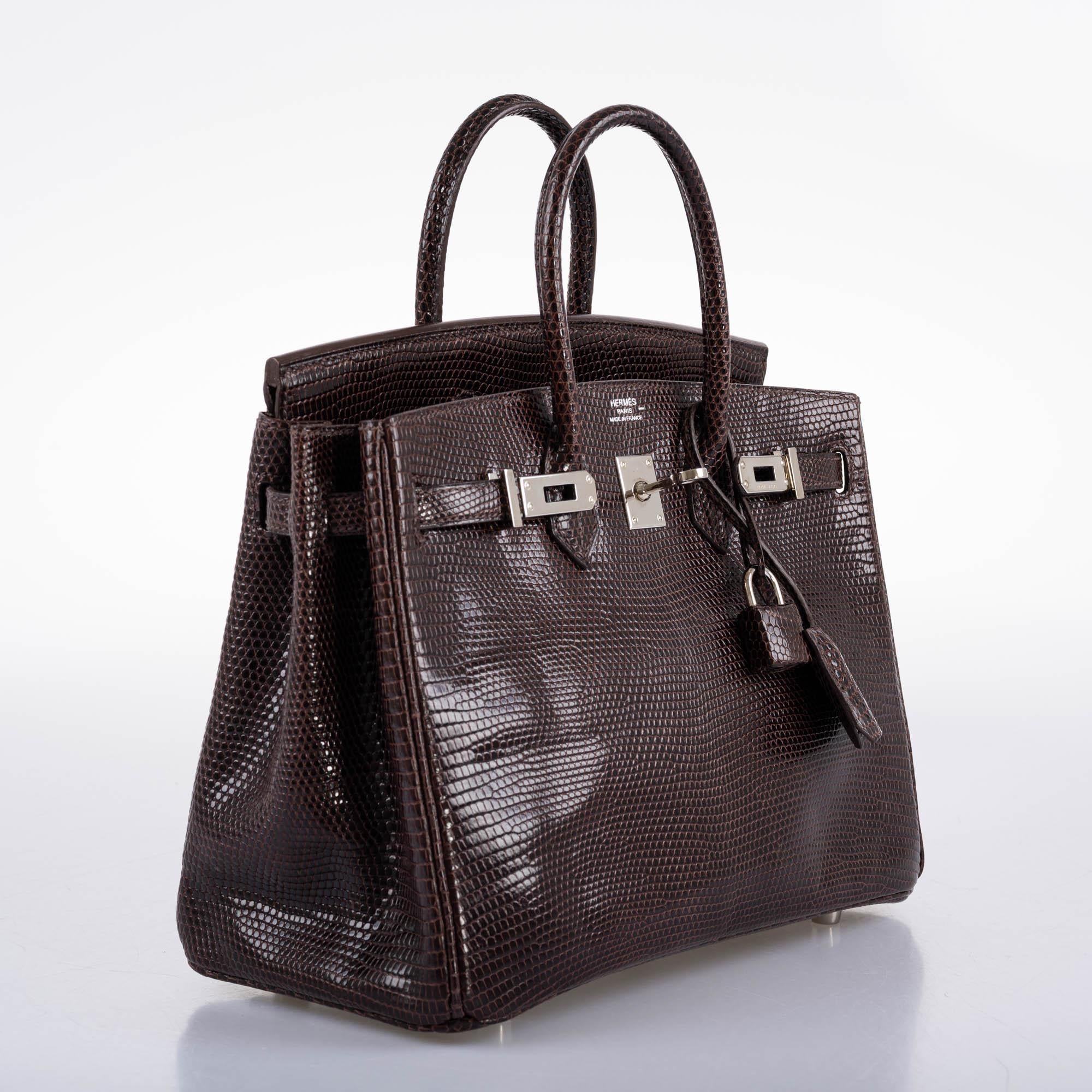 Hermès Birkin 25 Havane Nilo Lizard with Palladium Hardware