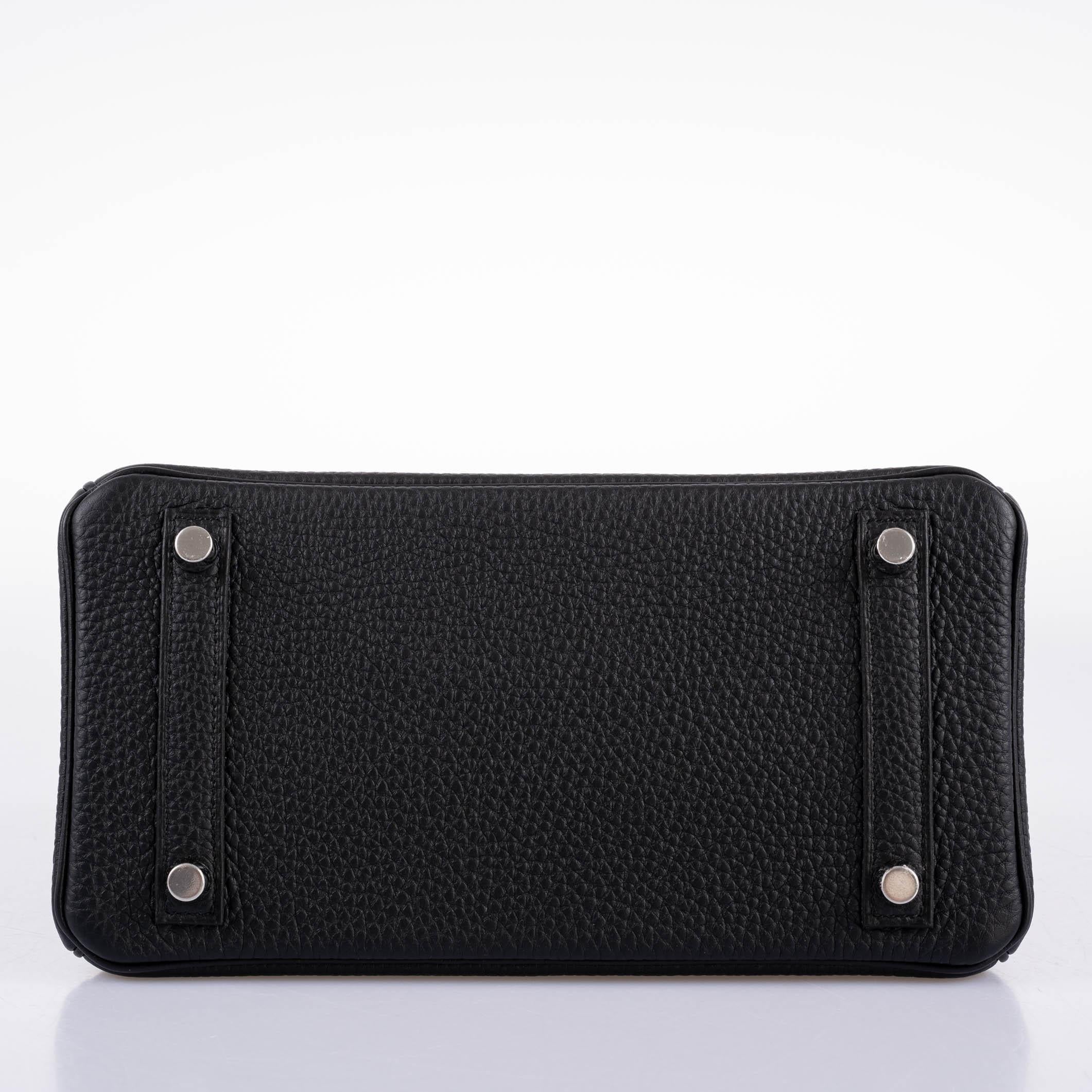 Hermès Birkin 25 Noir Togo Palladium Hardware