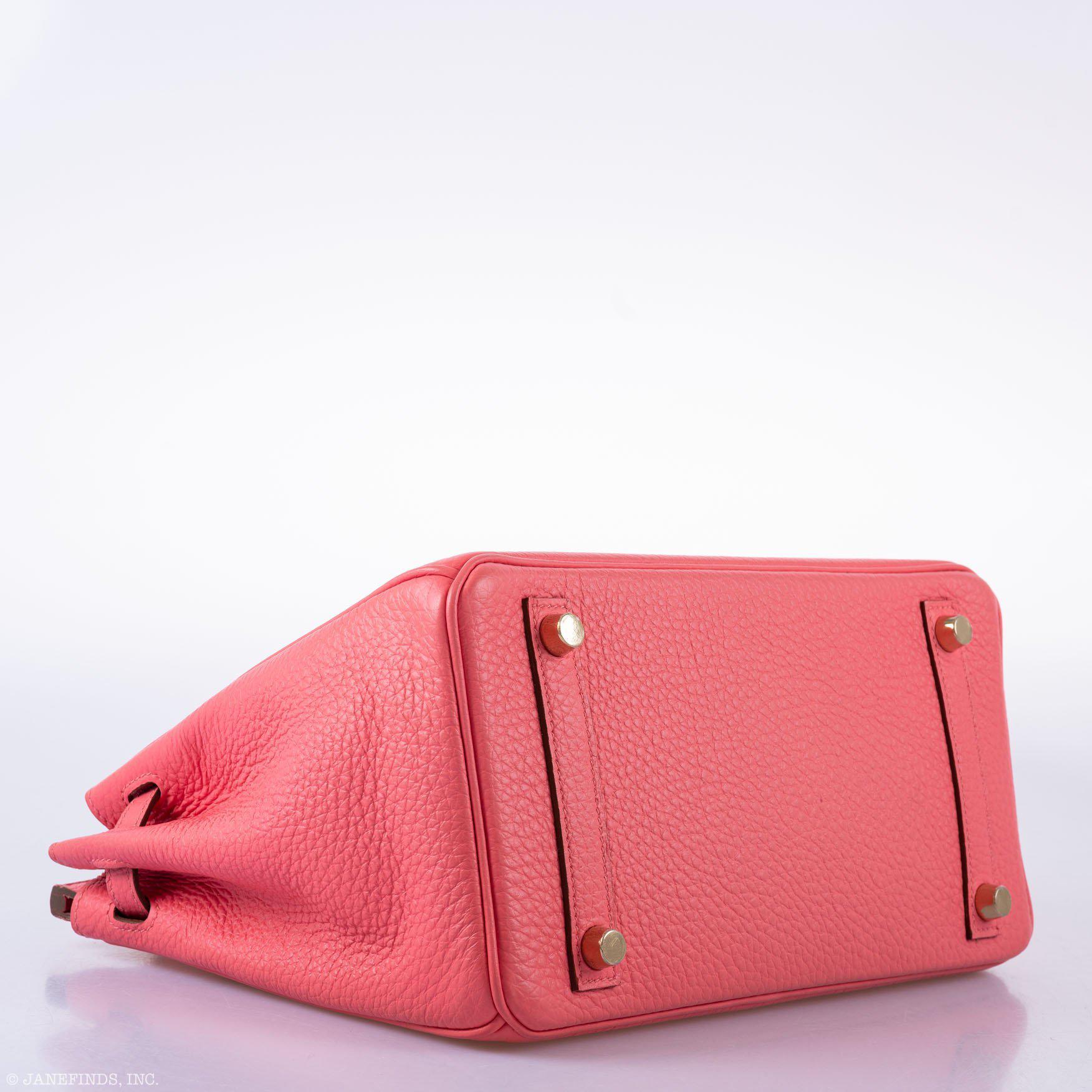 Hermès Birkin 25 Rose Lipstick Togo Gold Hardware