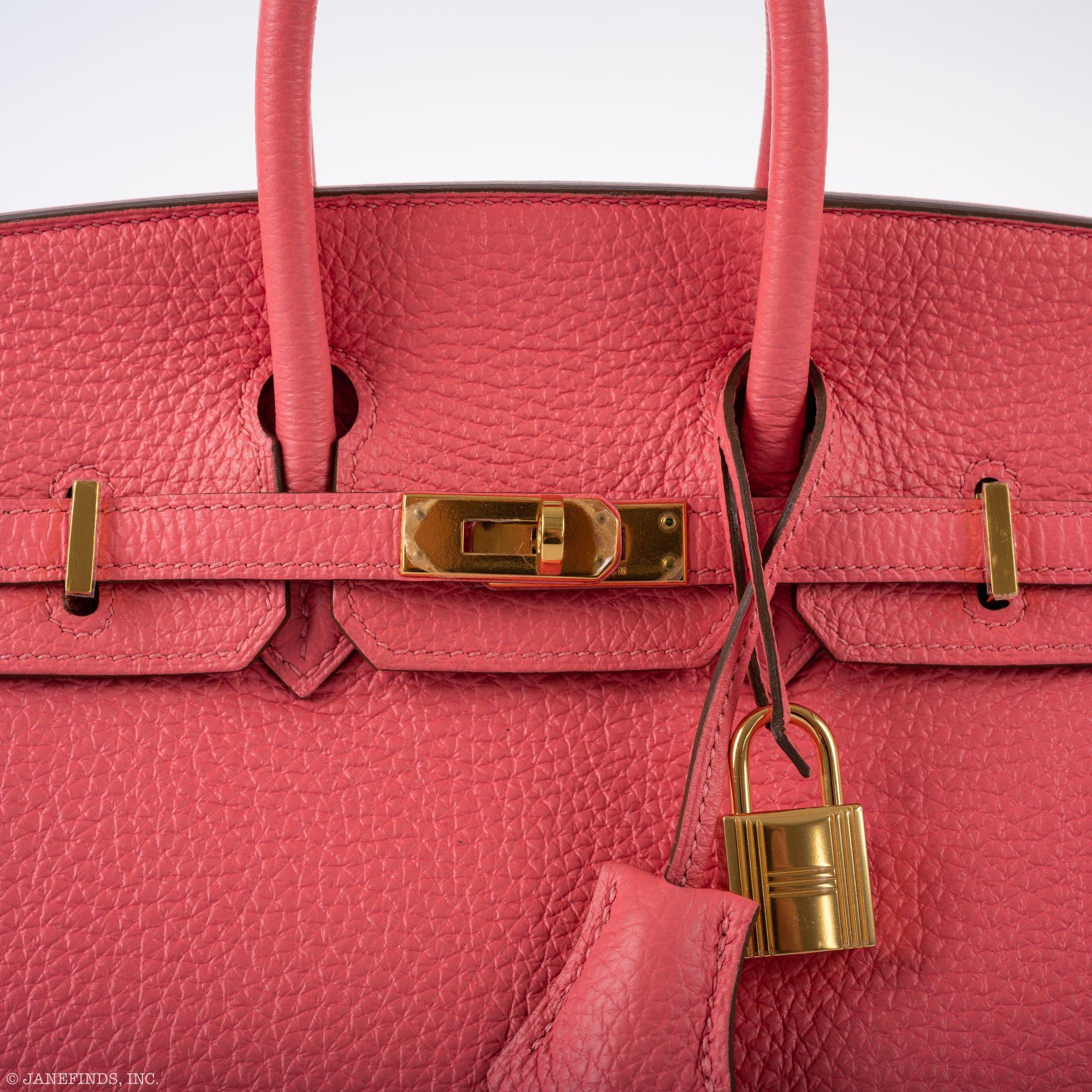 Hermès Birkin 25 Rose Lipstick Togo Gold Hardware