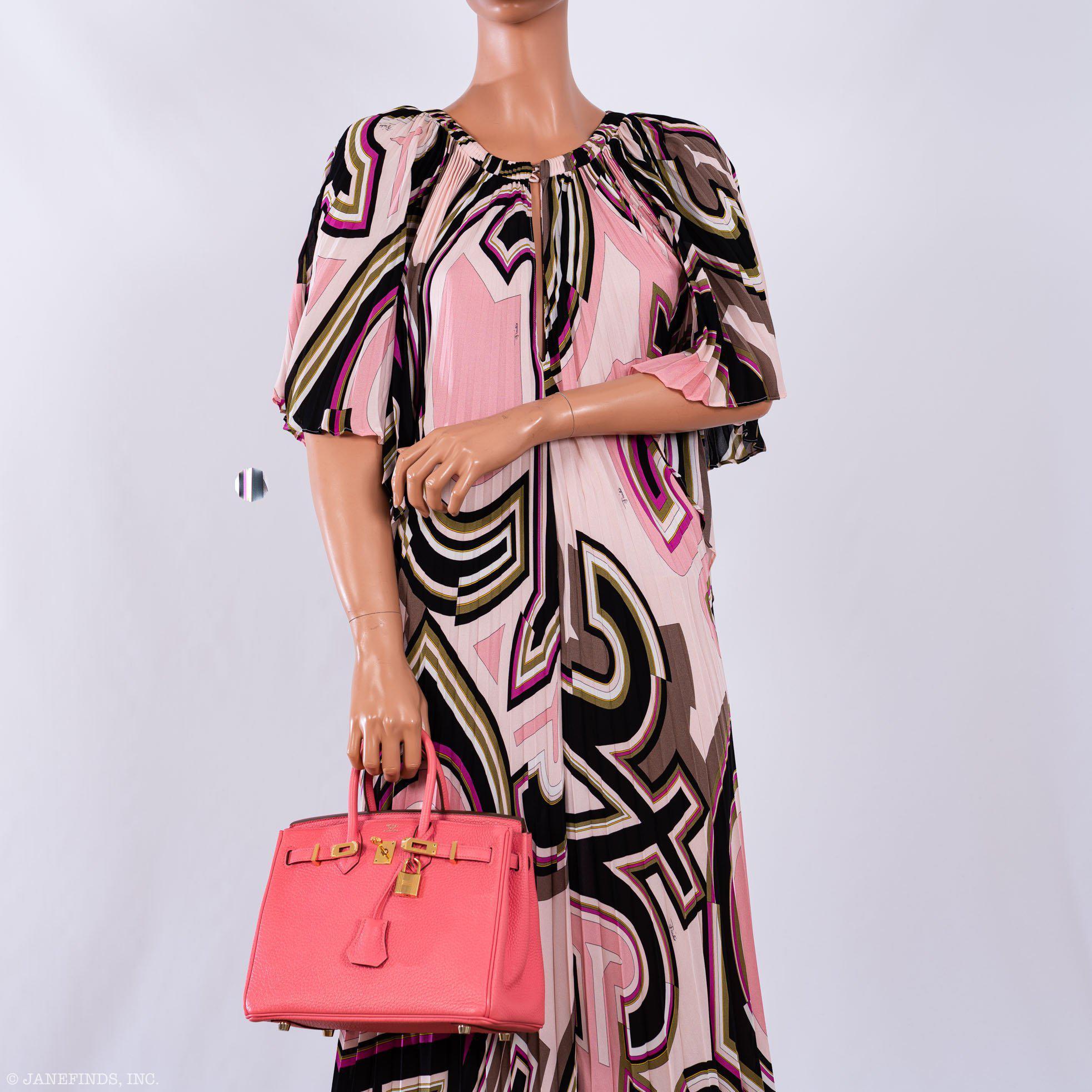 Hermès Birkin 25 Rose Lipstick Togo Gold Hardware