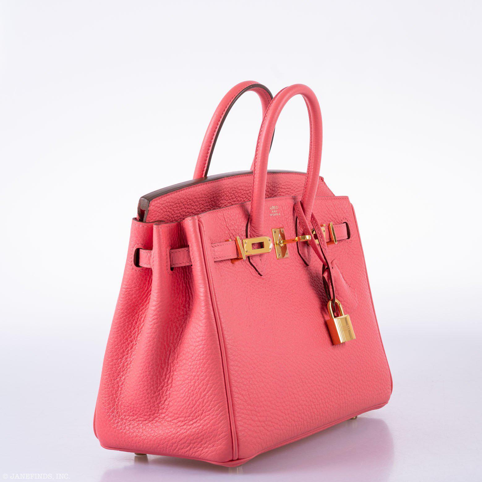 Hermès Birkin 25 Rose Lipstick Togo Gold Hardware