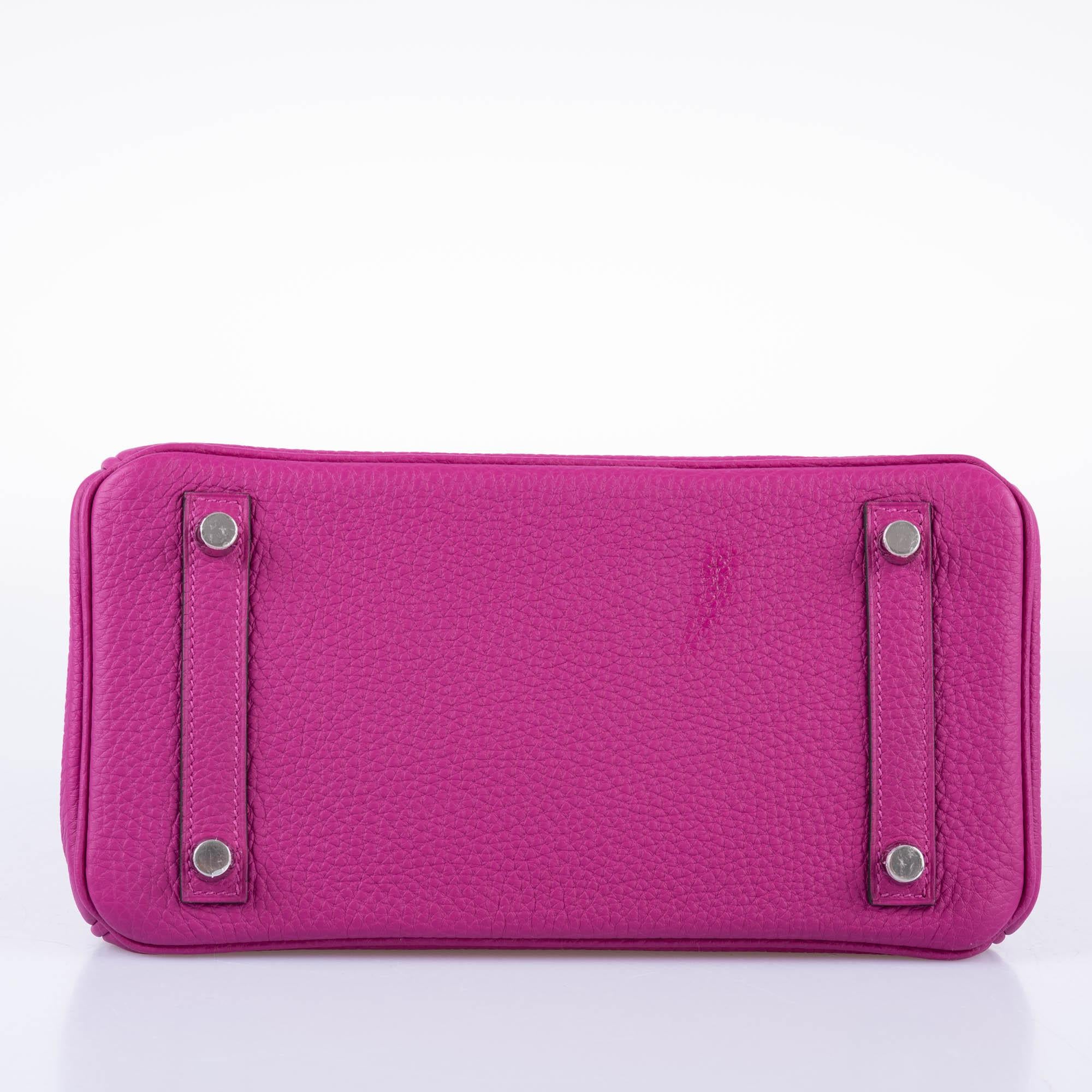 Hermès Birkin 25 Rose Pourpre Togo Palladium Hardware