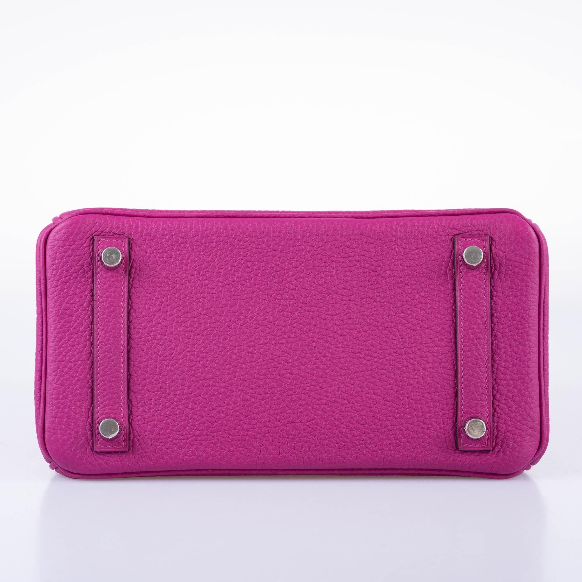 Hermès Birkin 25 Rose Pourpre Togo Palladium Hardware