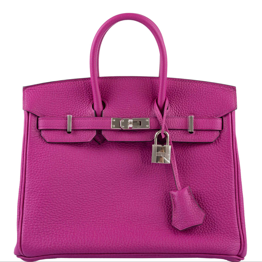 Hermès Birkin 25 Rose Pourpre Togo Palladium Hardware