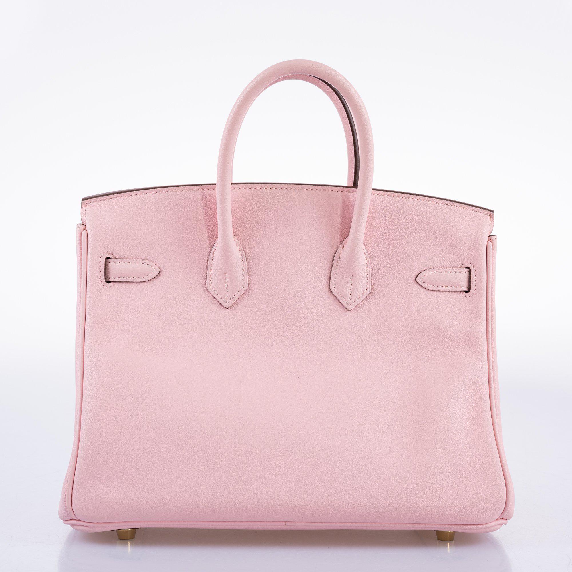 Hermès Birkin 25 Rose Sakura Swift leather Gold Hardware
