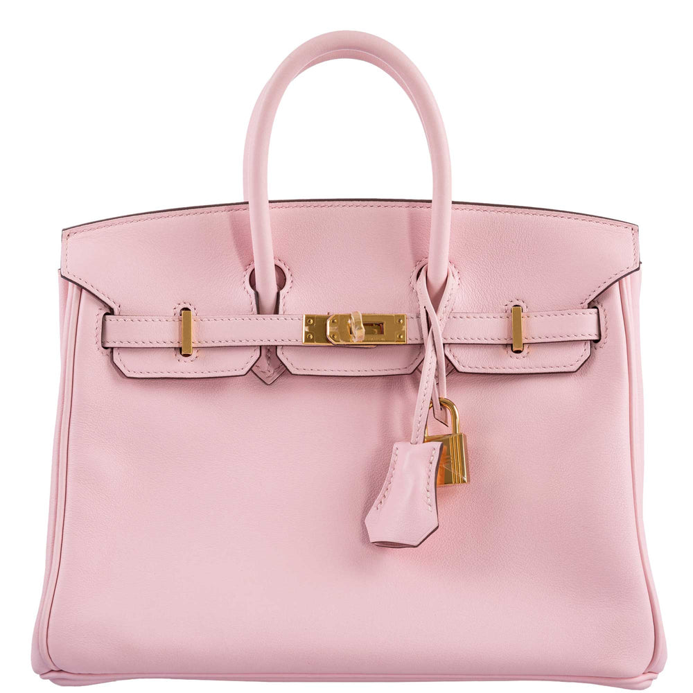 Hermès Birkin 25 Rose Sakura Swift leather Gold Hardware