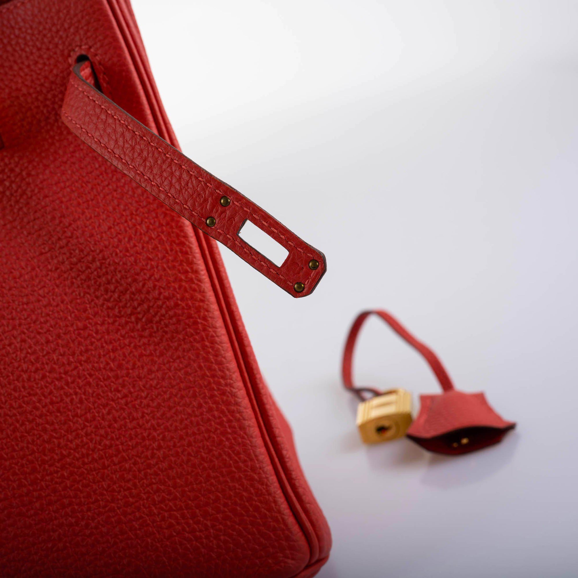 Hermès Birkin 25 Rouge Pivoine Togo Gold Hardware