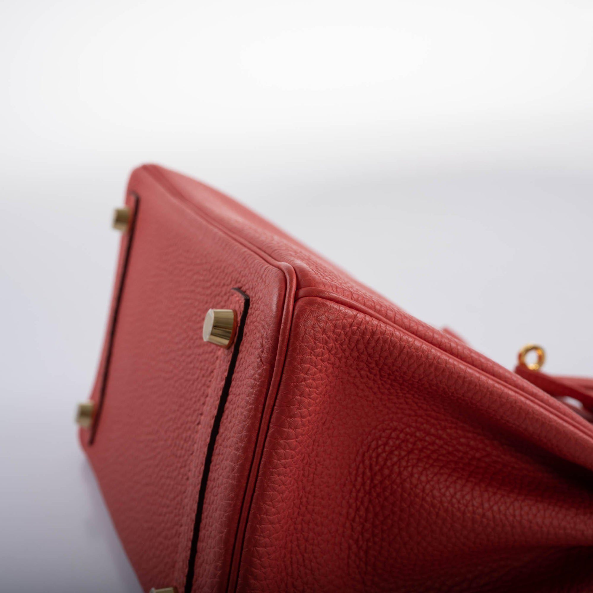 Hermès Birkin 25 Rouge Pivoine Togo Gold Hardware