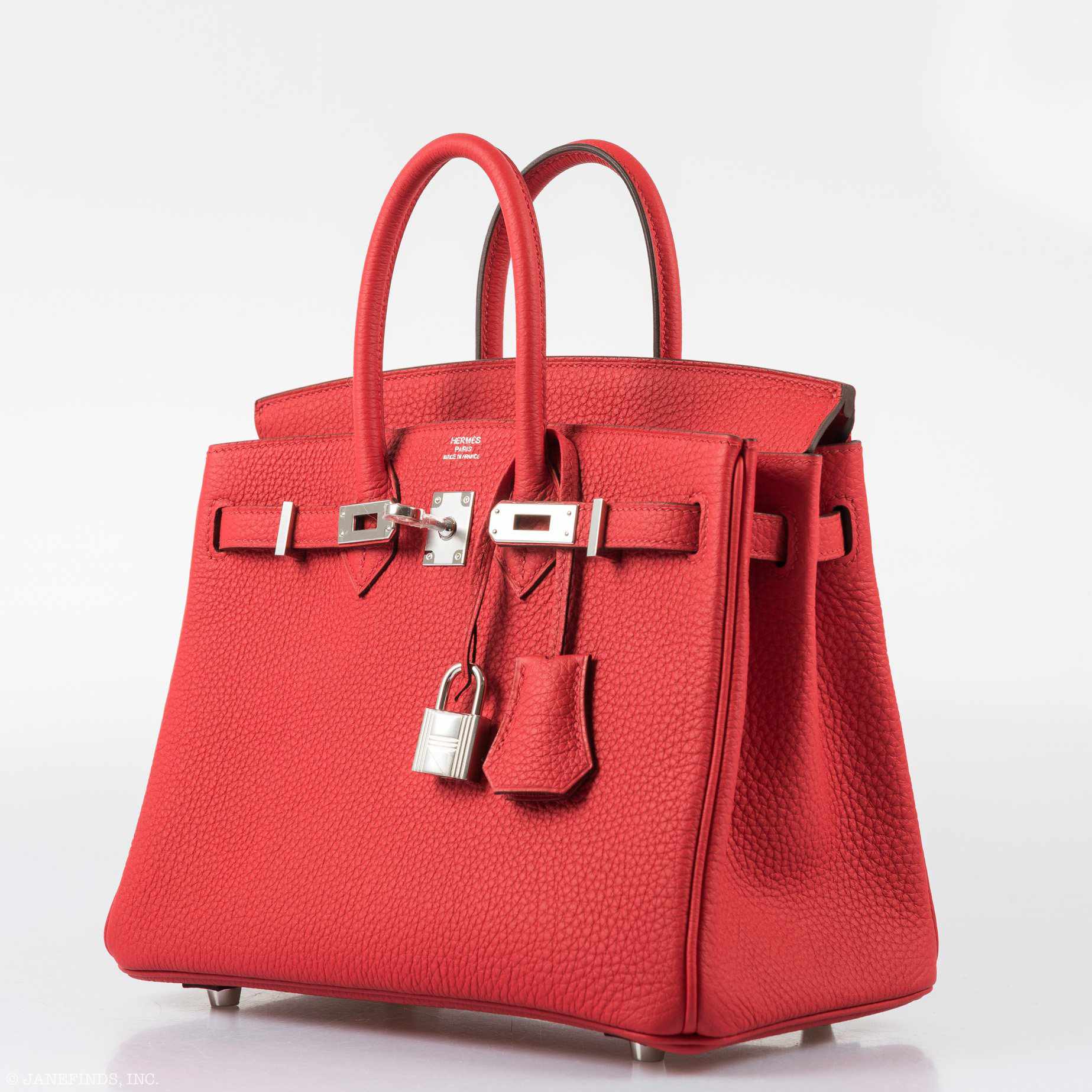 Hermès Birkin 25 Rouge de Coeur Togo Palladium Hardware