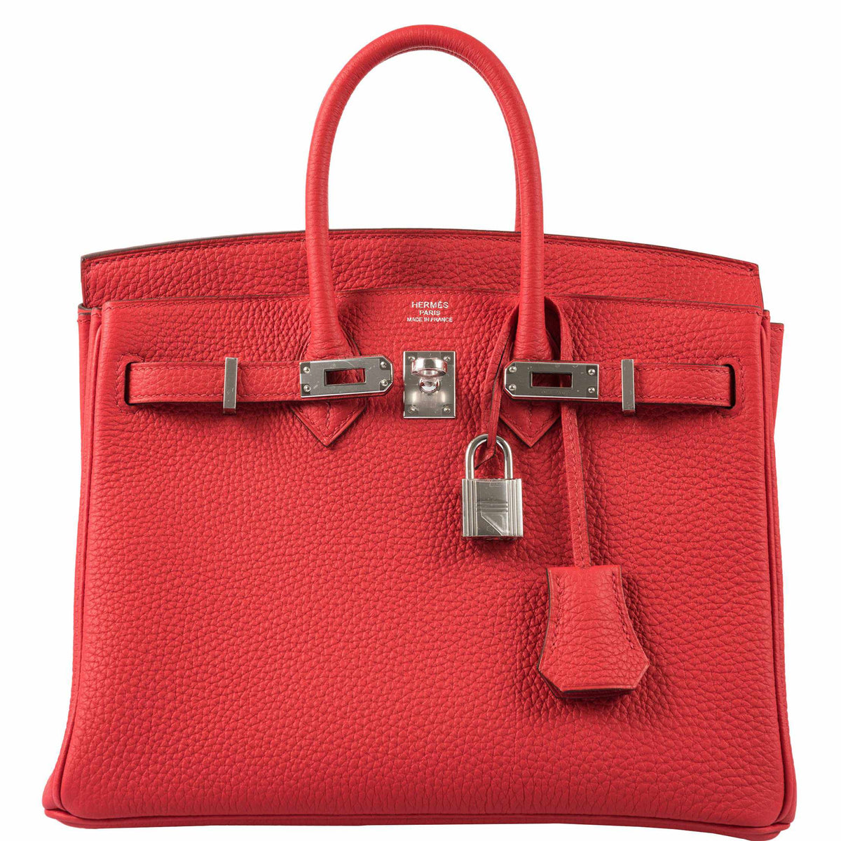 Hermès Birkin 25 Rouge de Coeur Togo Palladium Hardware PHW — The