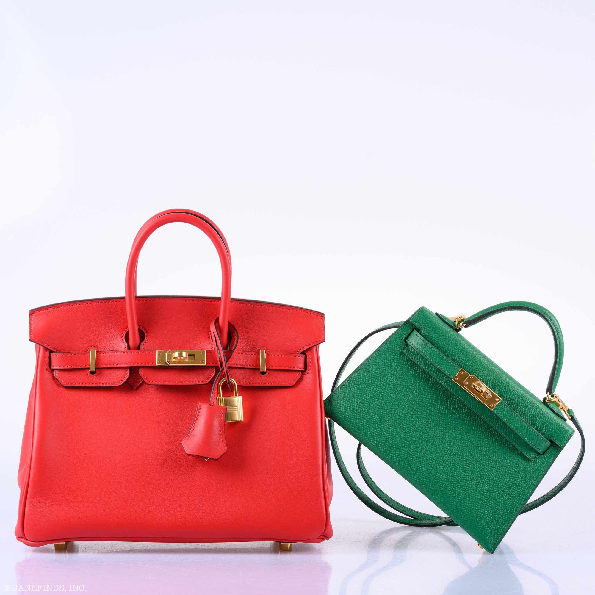 Hermès Birkin 25 Rouge de Couer Swift leather Gold Hardware