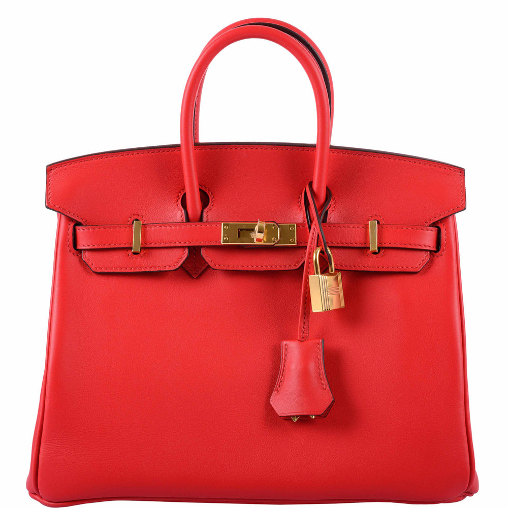 Hermès Birkin 25 Rouge de Couer Swift leather Gold Hardware