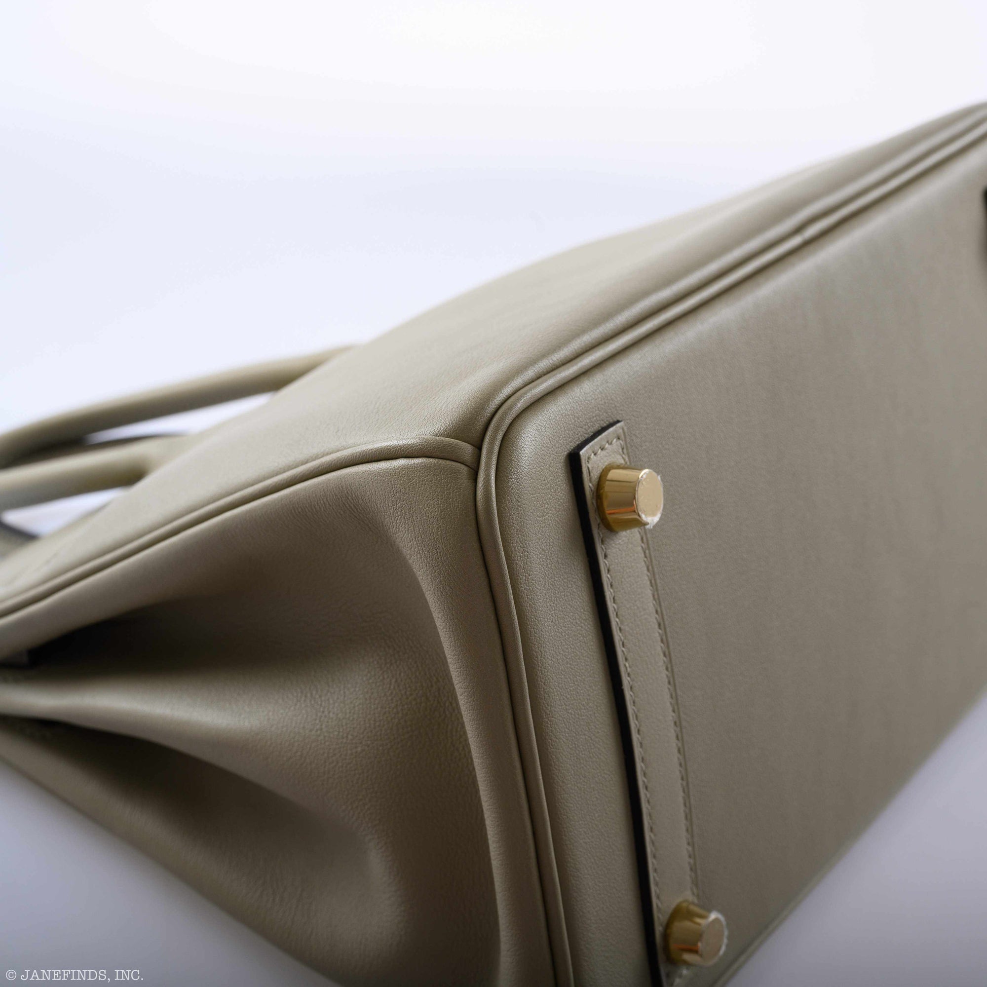 Hermès Birkin 25 Sauge Swift Gold Hardware