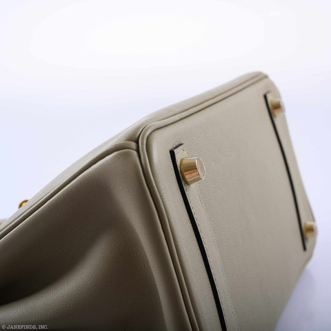 Hermès Birkin 25 Sauge Swift Gold Hardware - 2016, X