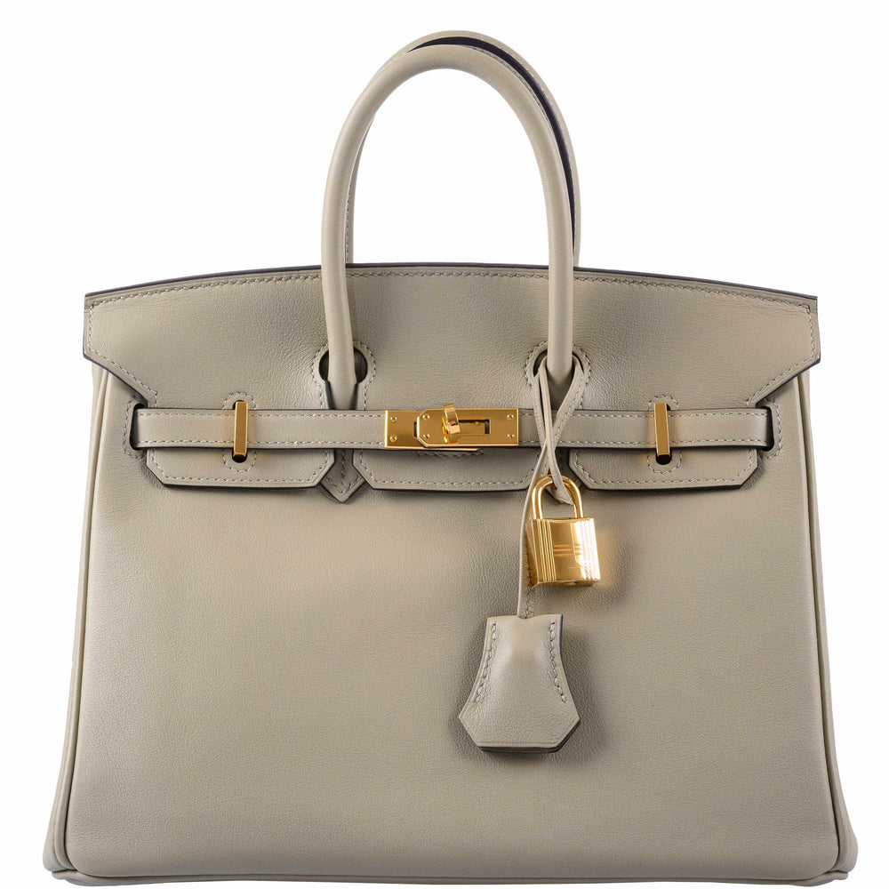 Hermès Birkin 25 Sauge Swift Gold Hardware