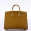 Hermès Birkin 25 Sellier Bronze Dore Madame Grain Gold Hardware