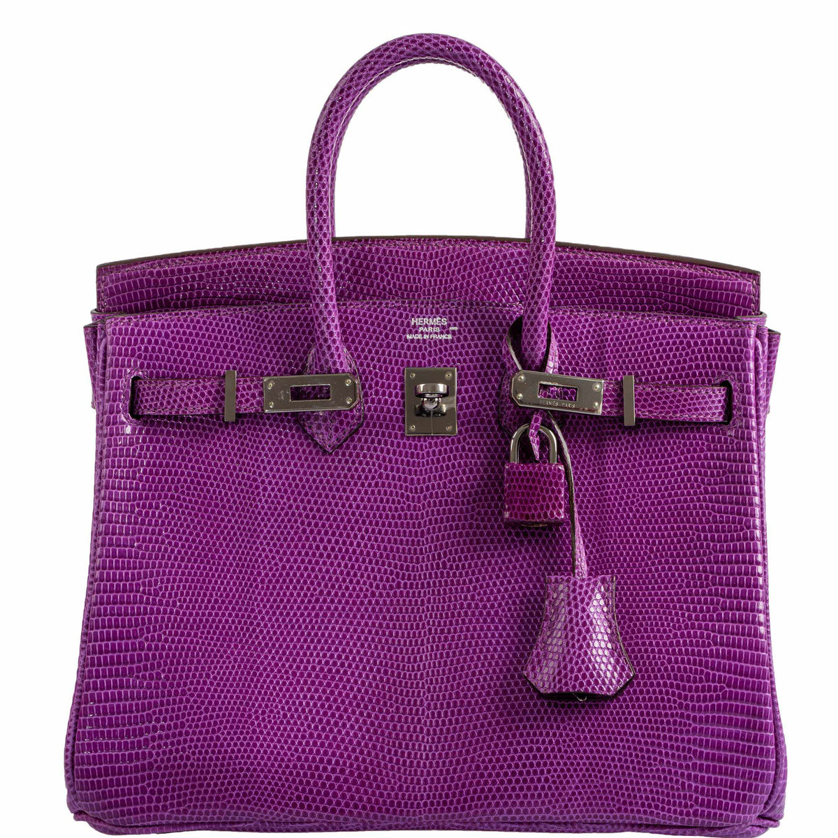 Purple Birkin 25 Hermès Iris Epsom Birkin 25 - Main Image