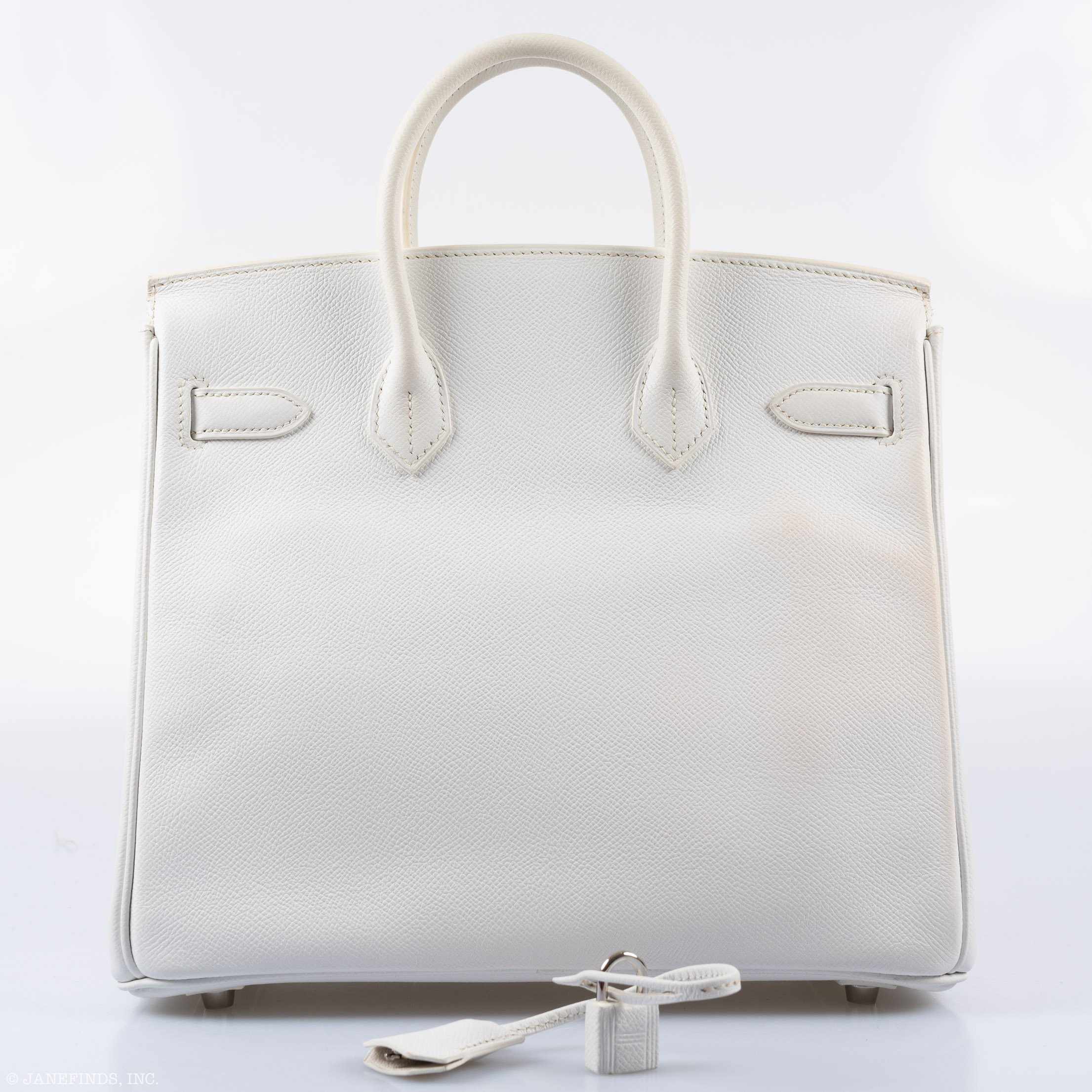 Hermès Birkin 28 HAC White Epsom Palladium Hardware - K Square