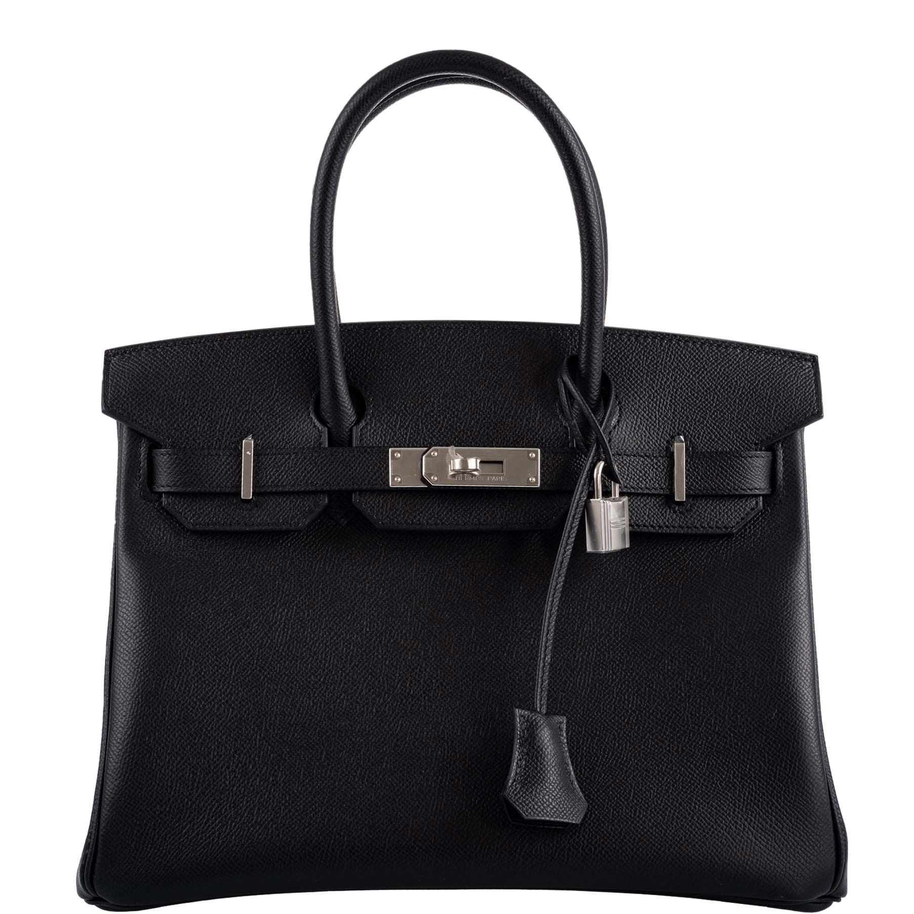 Hermès Birkin 30 Black Epsom Palladium Hardware
