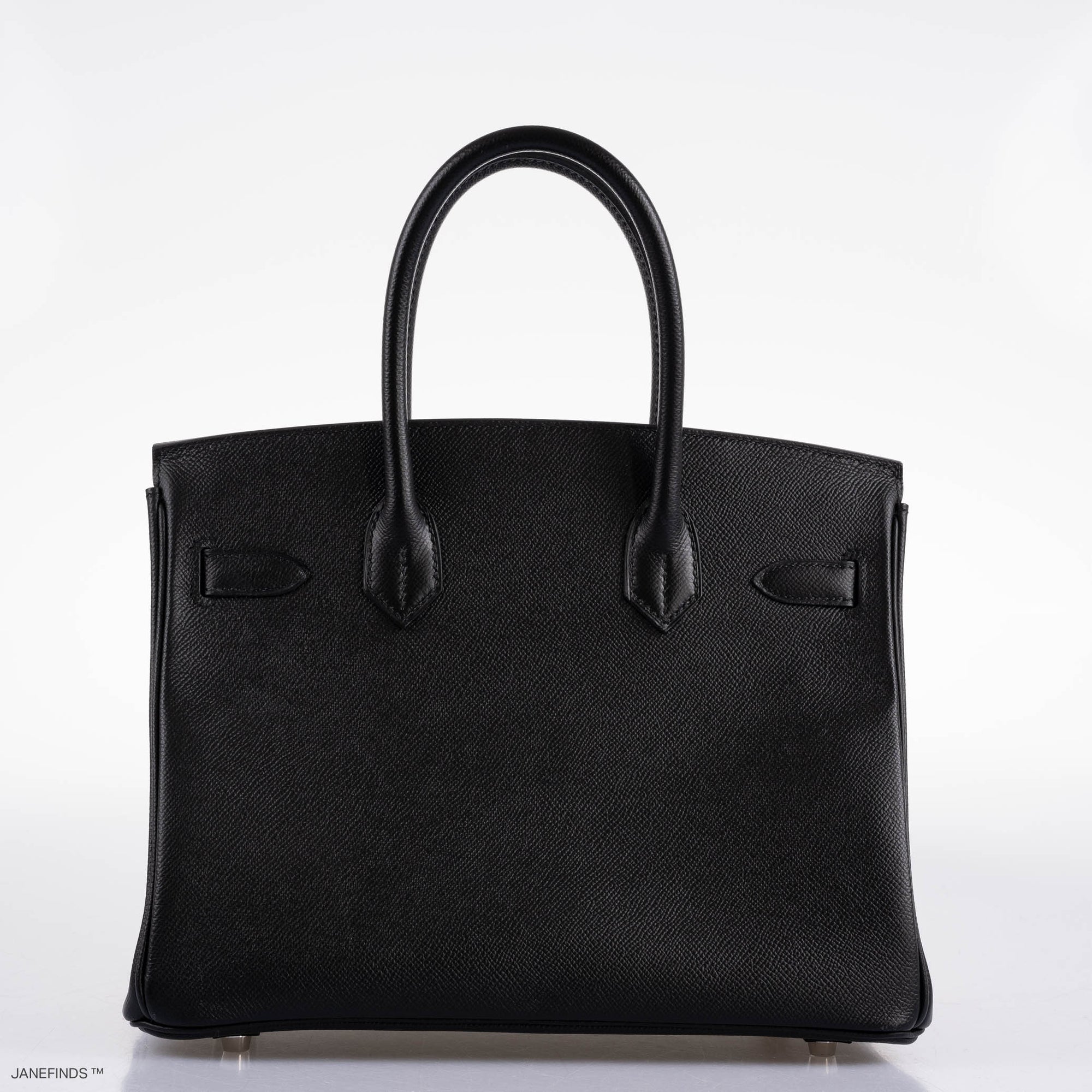 Hermès Birkin 30 Black Epsom with Palladium Hardware