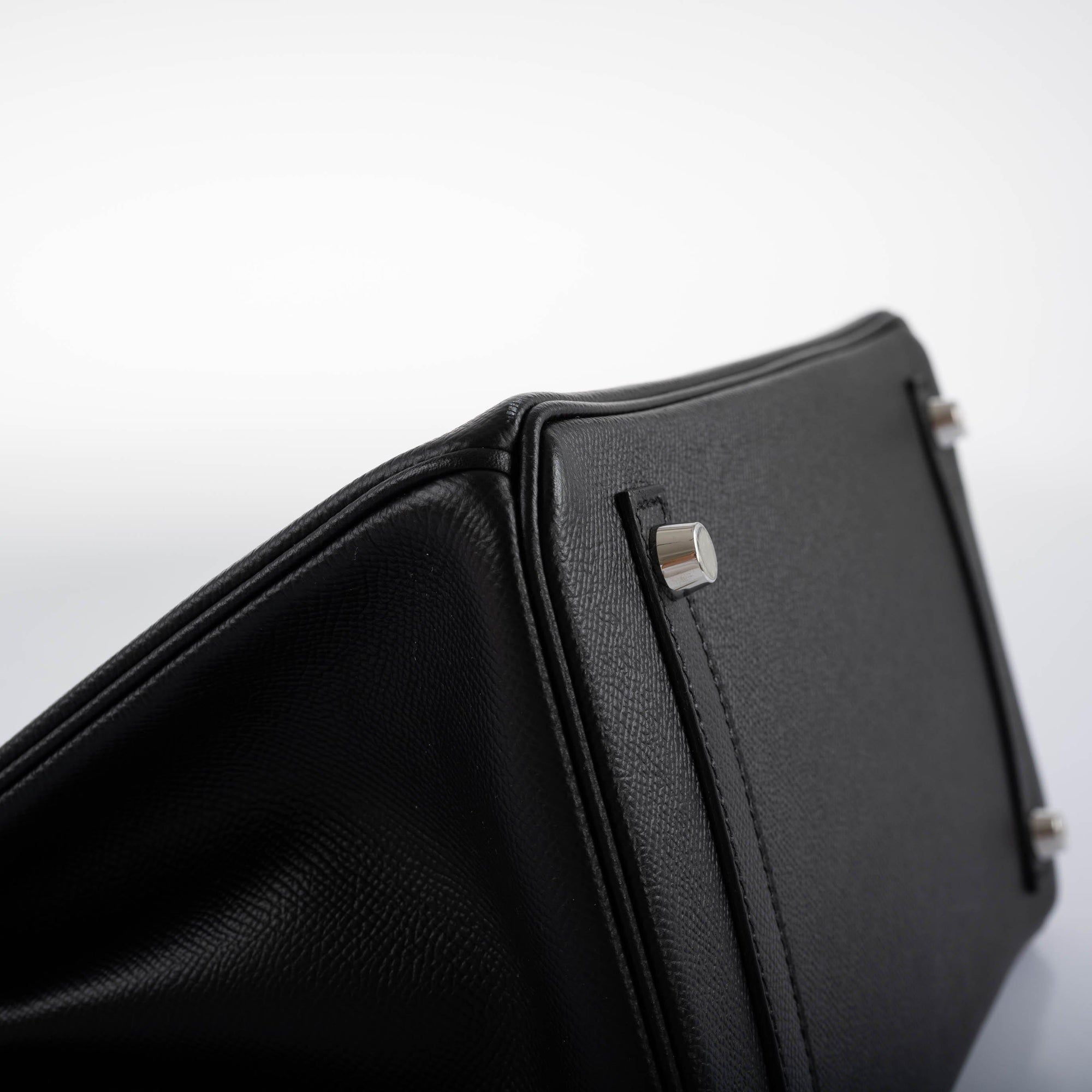 Hermès Birkin 30 Black Epsom with Palladium Hardware