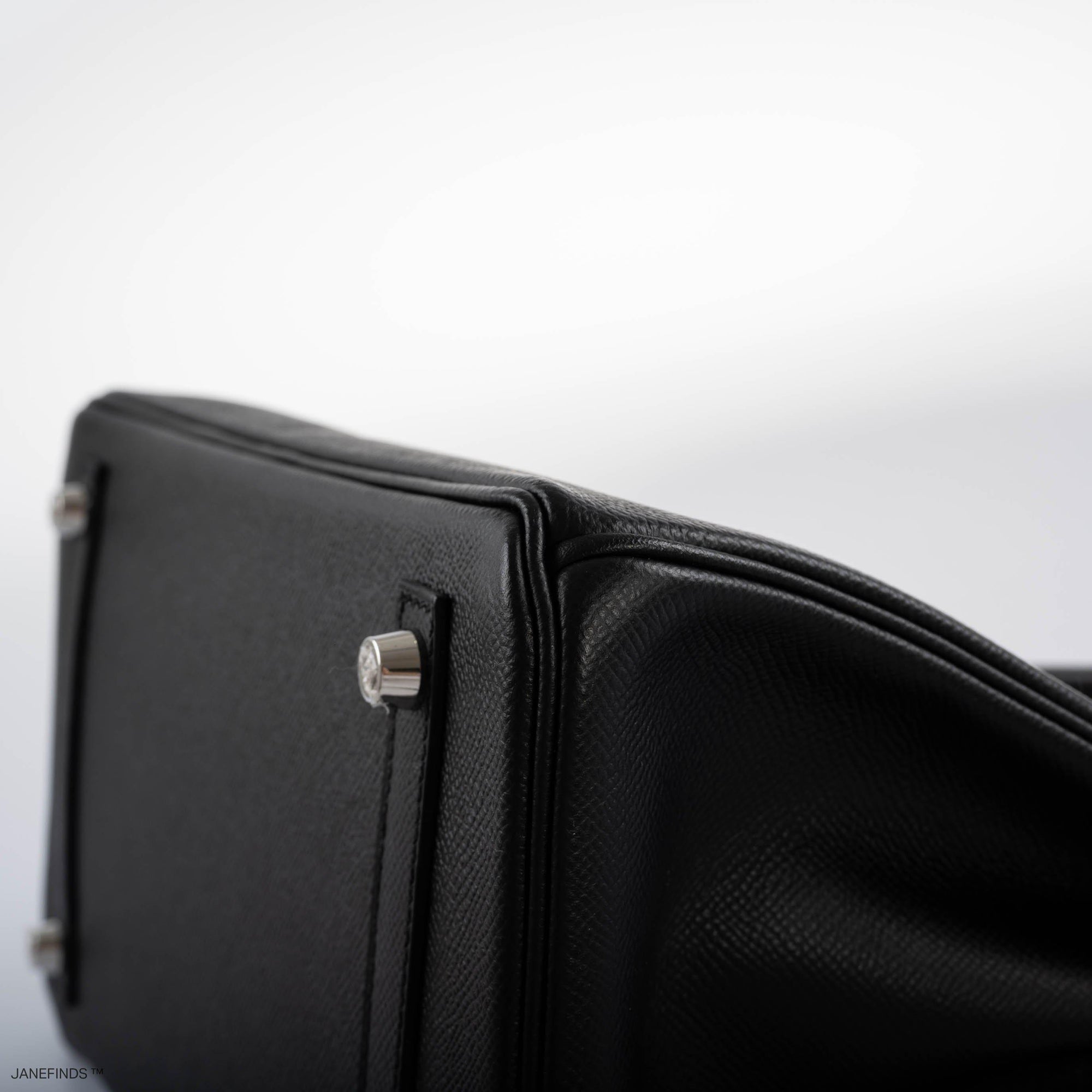 Hermès Birkin 30 Black Epsom with Palladium Hardware