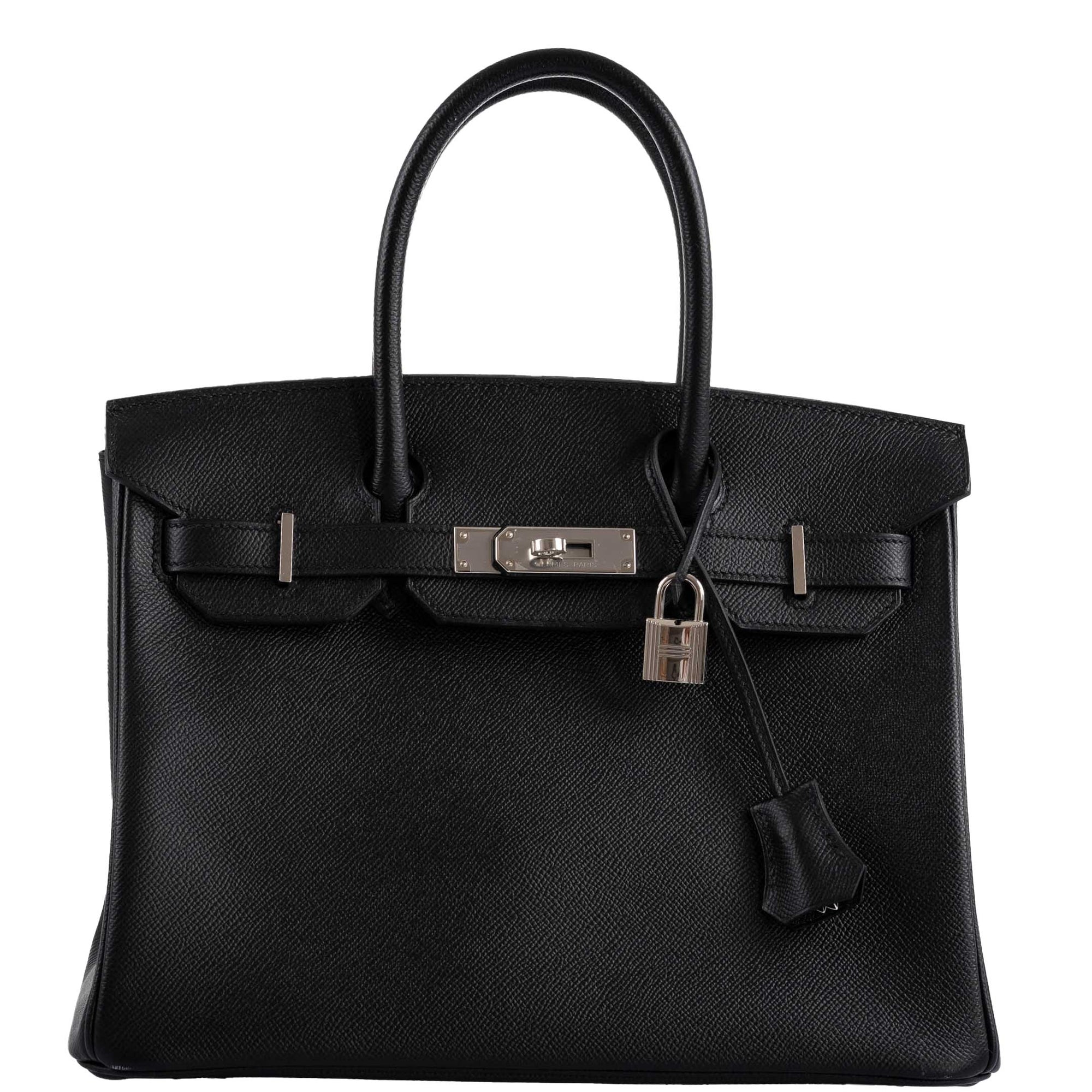 Hermès Birkin 30 Black Epsom with Palladium Hardware