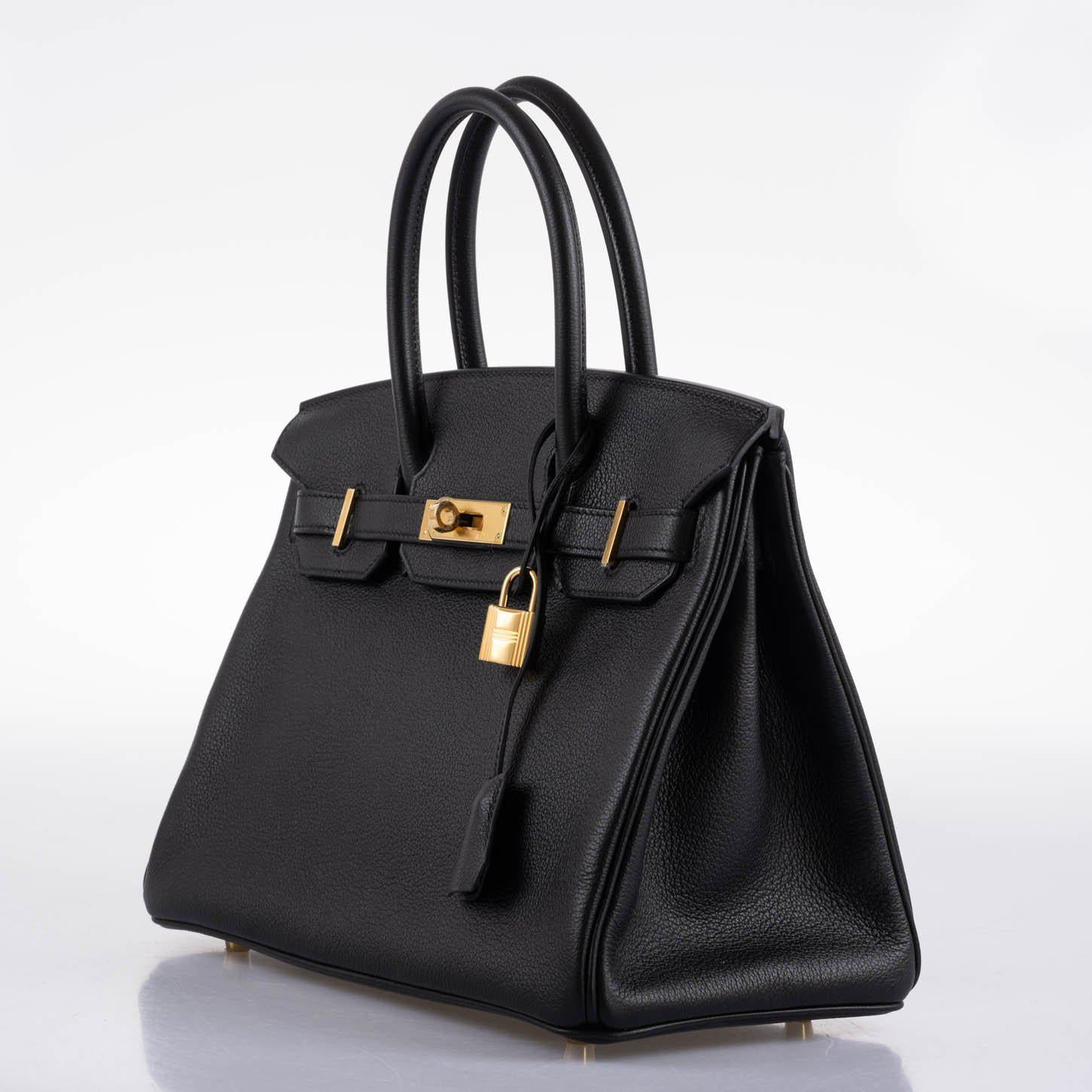 Hermès Birkin 30 Black Navillo Taurillon Leather Gold Hardware - 2020, Y