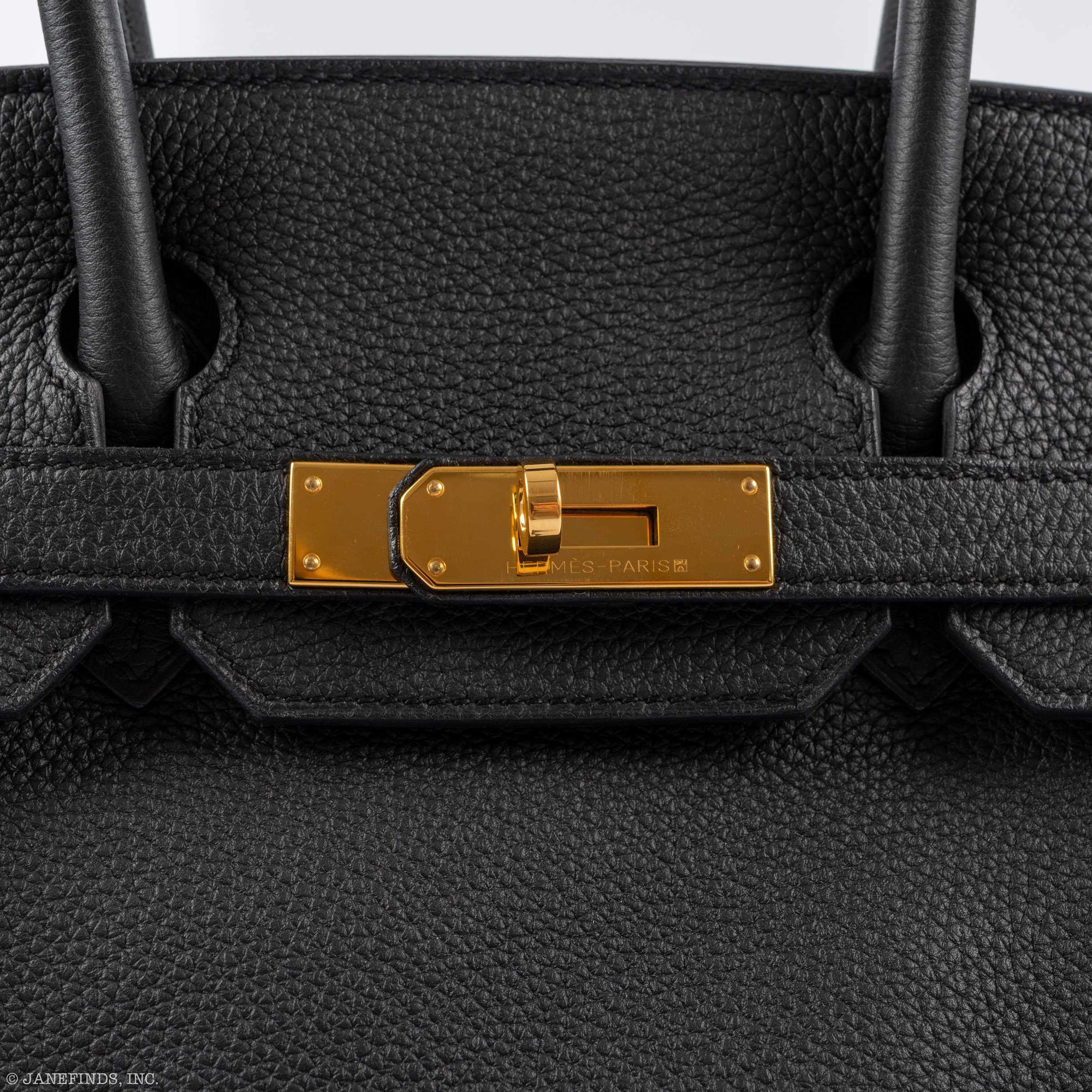 Hermès Birkin 30 Black Togo Gold Hardware - 2018, C