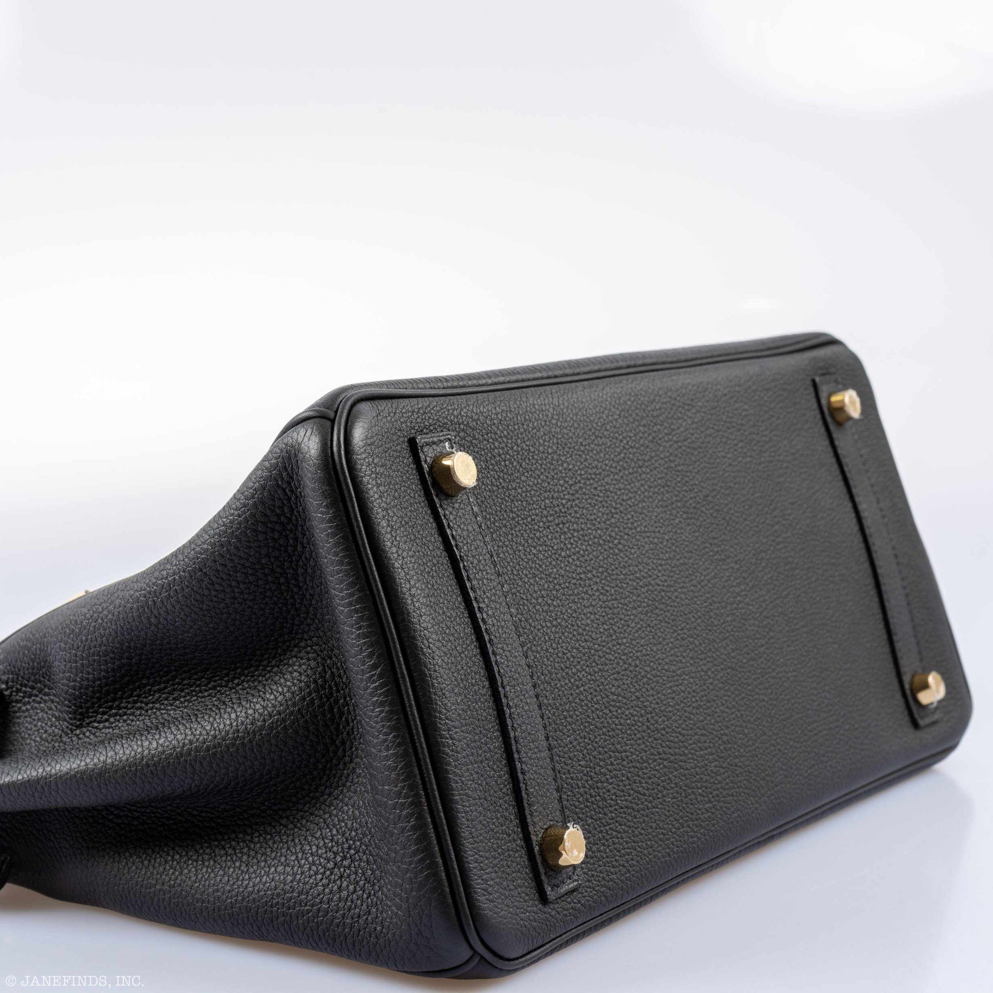 Hermès Birkin 30 Black Togo Gold Hardware - 2018, C