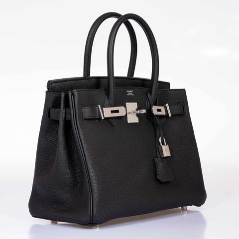 Hermes Black Togo 30cm Birkin Bag PHW – Boutique Patina