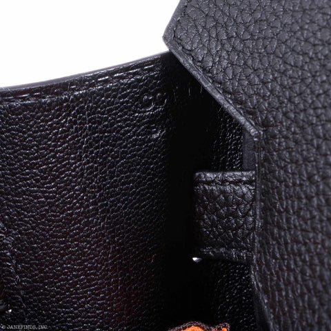 Hermès Birkin 30 Black Togo Rose Gold Hardware - 2020, Y