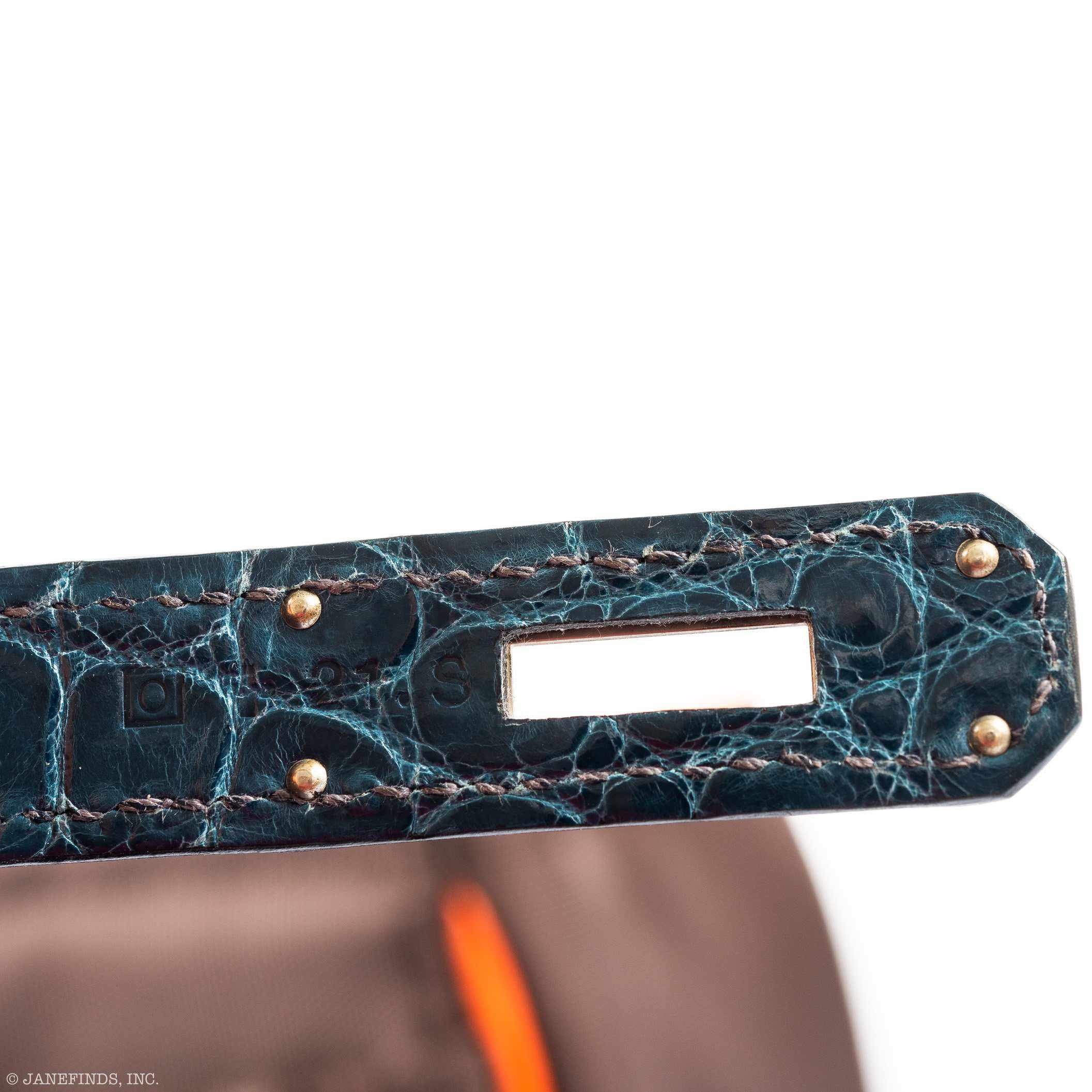 Hermès Birkin 30 Bleu Colvert Niloticus Crocodile Palladium Hardware