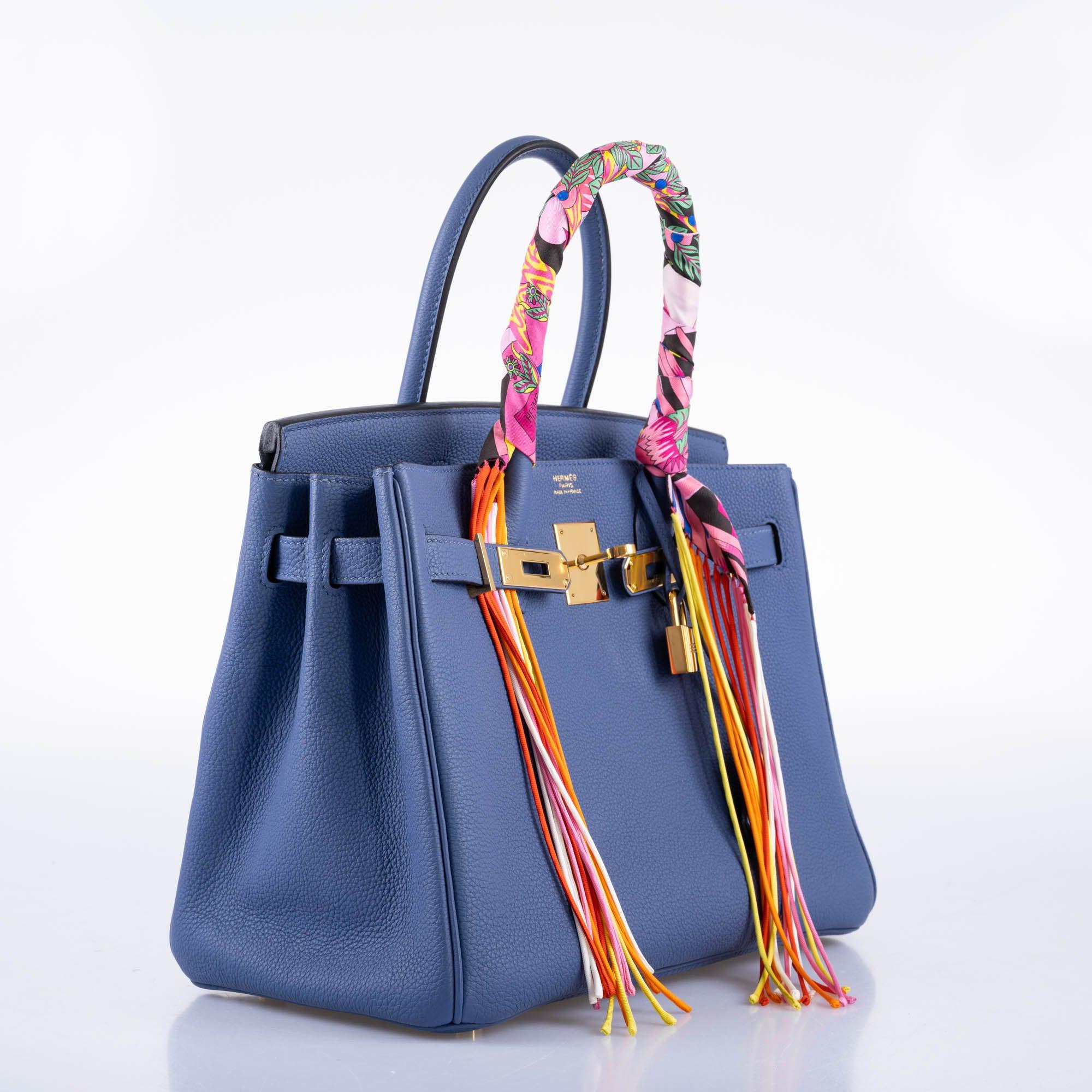 Hermès Birkin 30 Blue Brighton Togo with Gold Hardware
