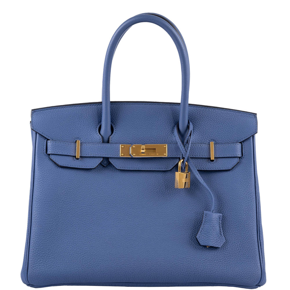 Hermès Birkin 30 Blue Brighton Togo with Gold Hardware
