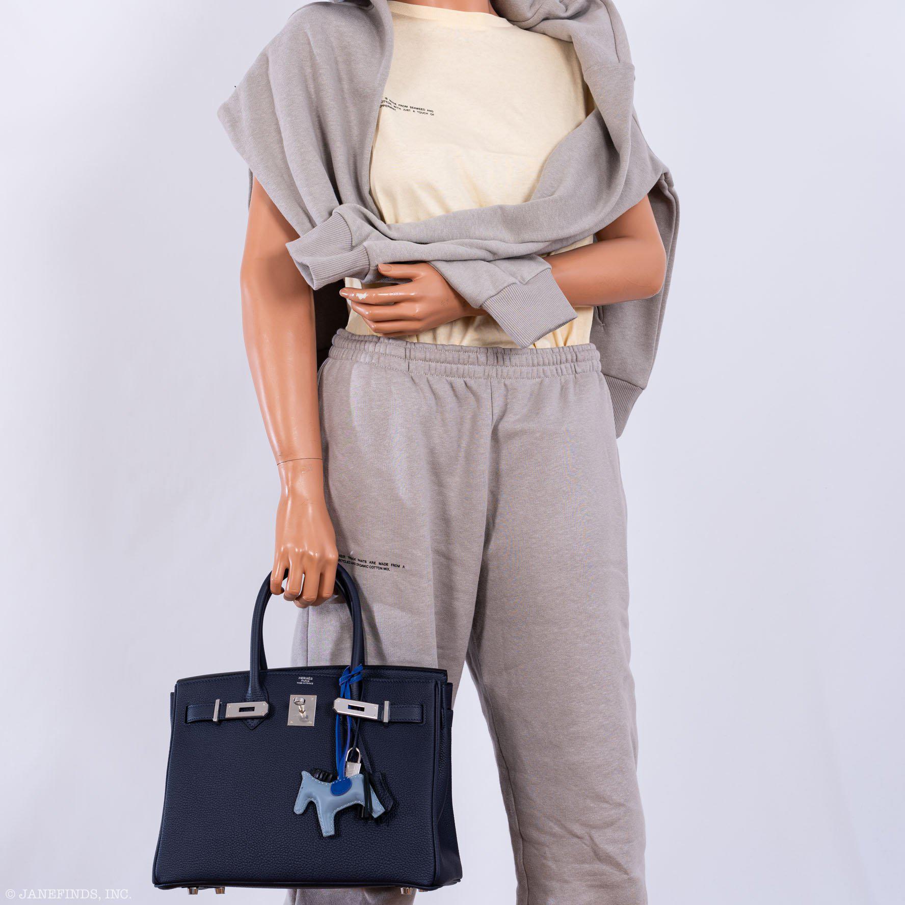 Hermès Birkin 30 Blue Nuit Togo Leather with Palladium Hardware