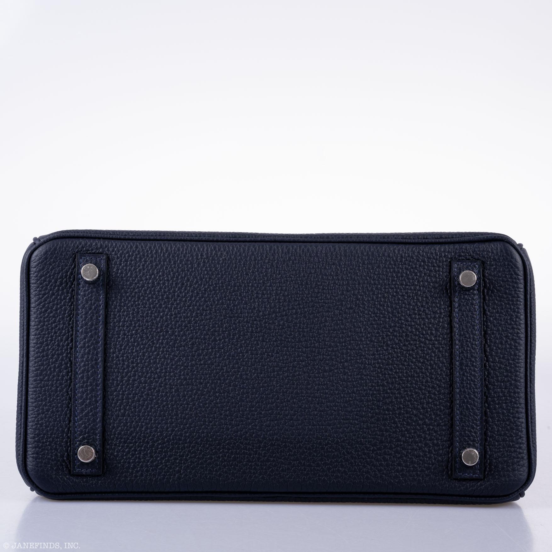 Hermès Birkin 30 Blue Nuit Togo Leather with Palladium Hardware