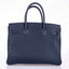 Hermès Birkin 30 Blue Nuit Verso Rose Pourpre Togo Palladium Hardware - Limited Edition